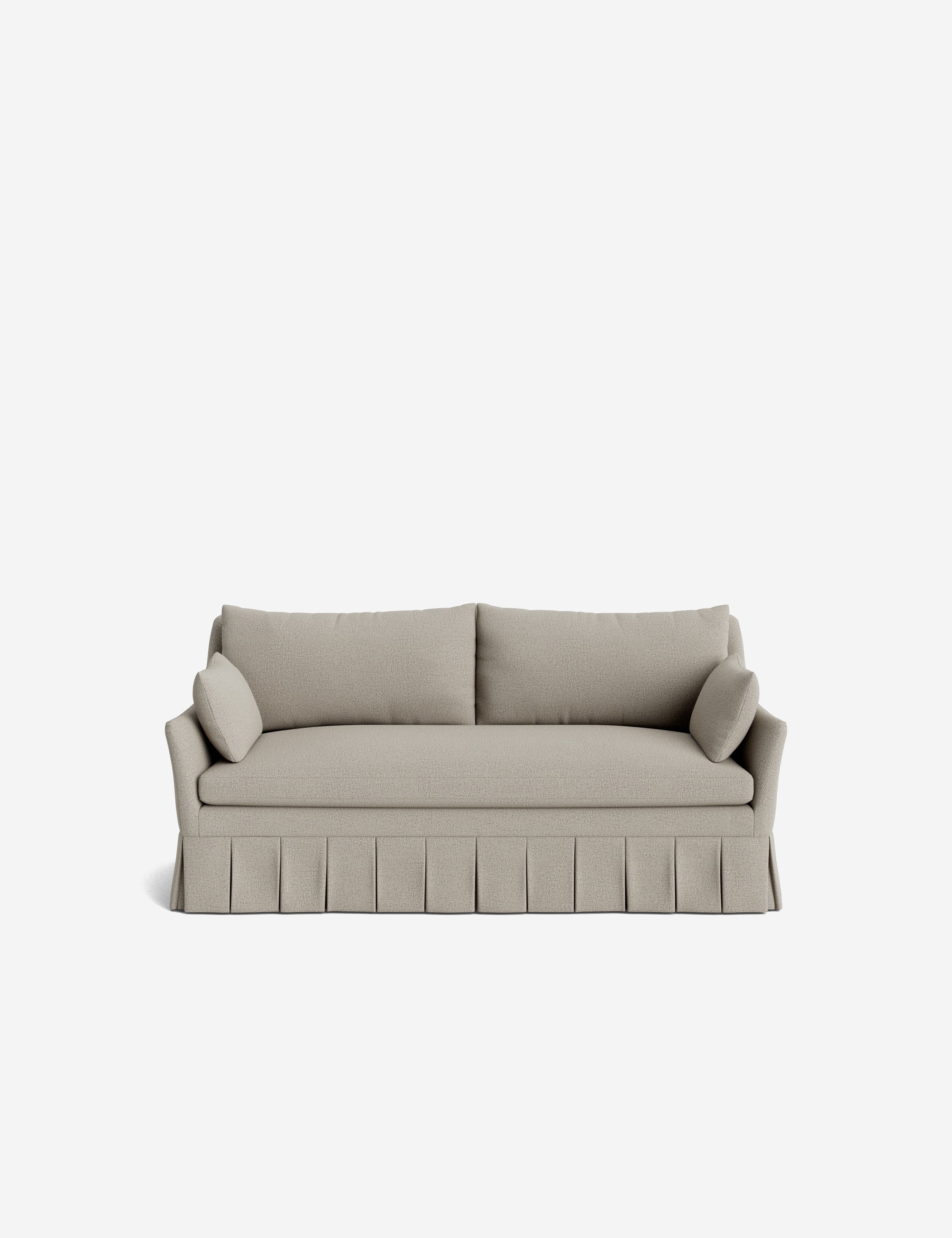 Lulu and Georgia Portola Pleated Sofa - view 64