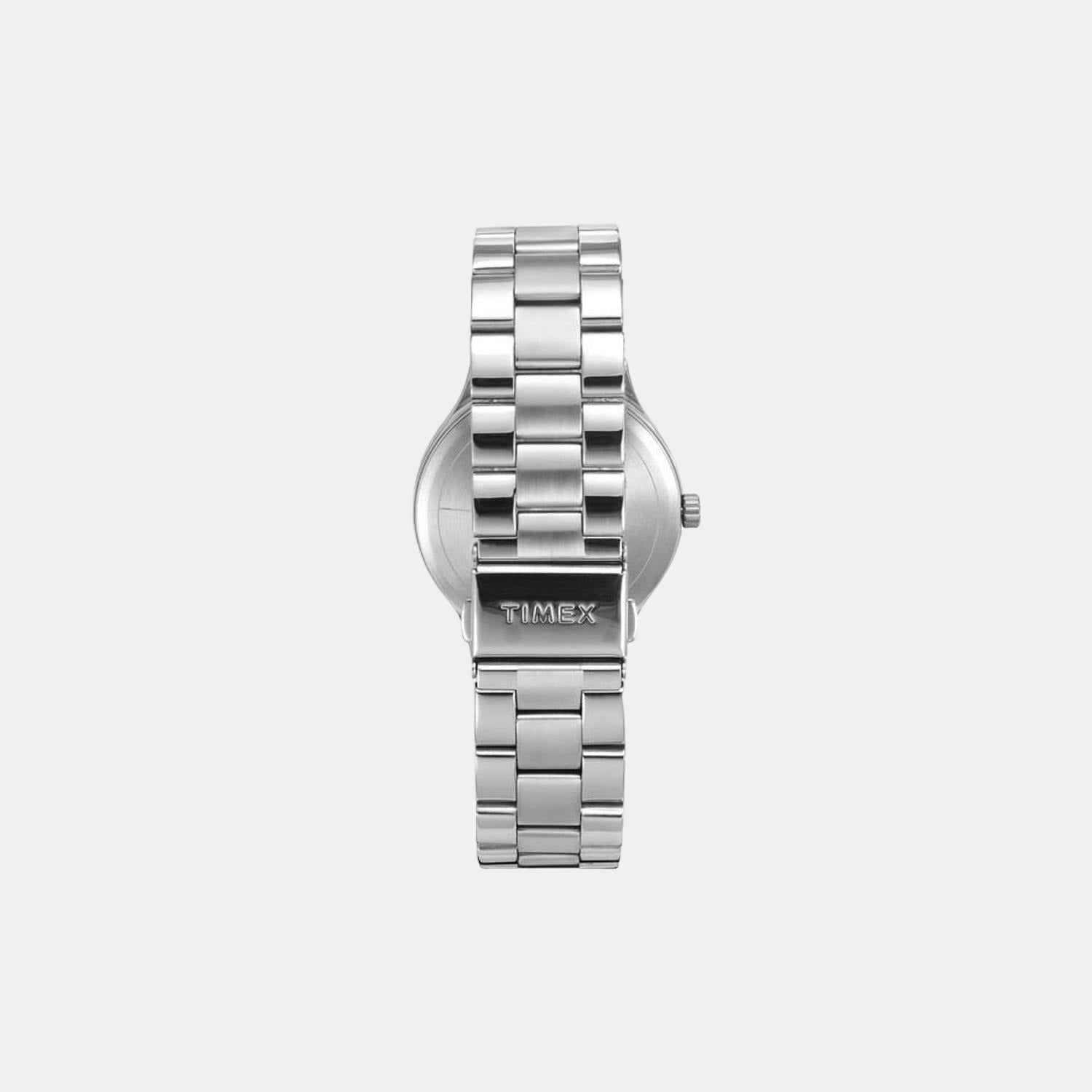 Timex Fashion Men Quartz Blue Dial Analog Stainless Steel Watch TWEG18420 - view 4