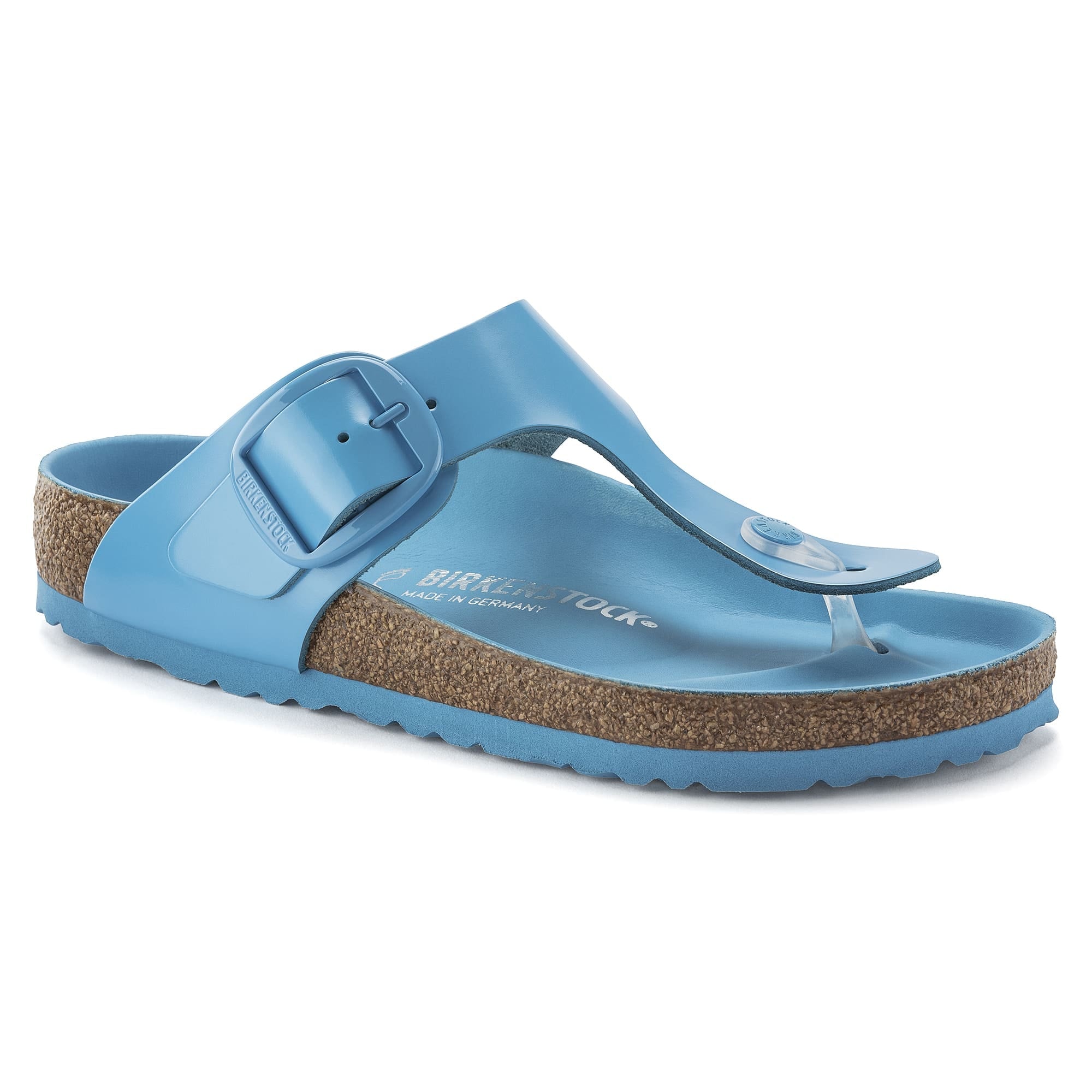 Birkenstock Gizeh Big Buckle Natural Leather Patent - view 9