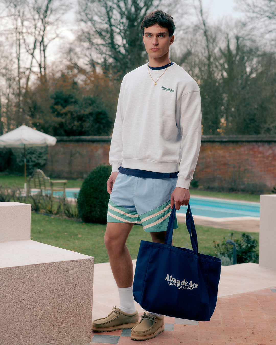 Alma De Ace Sporting Goods Navy Tote Bag - view 3