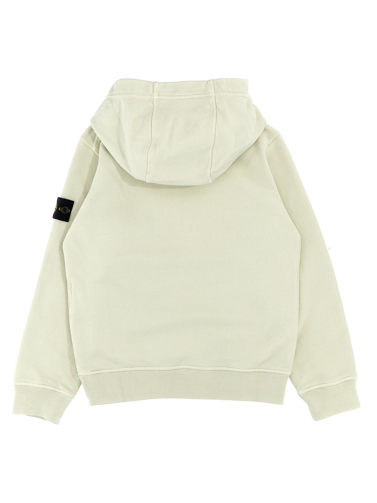 Stone Island Junior Logo Patch Hoodie – 100% cotton - view 2