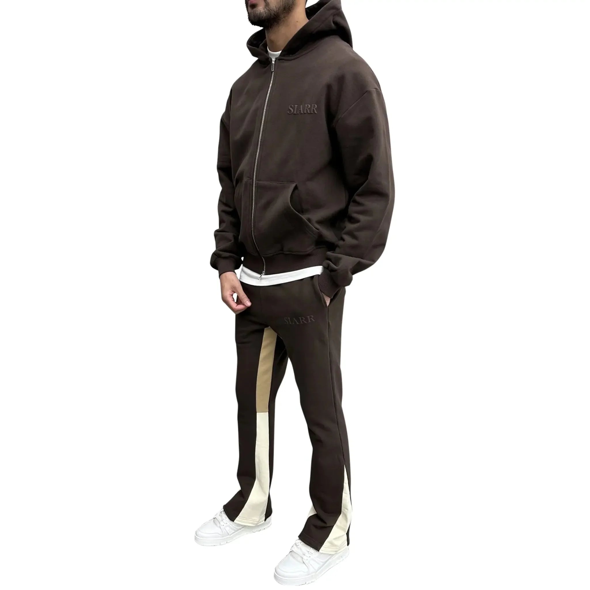 SIARR Brown Flared Joggers - view 4
