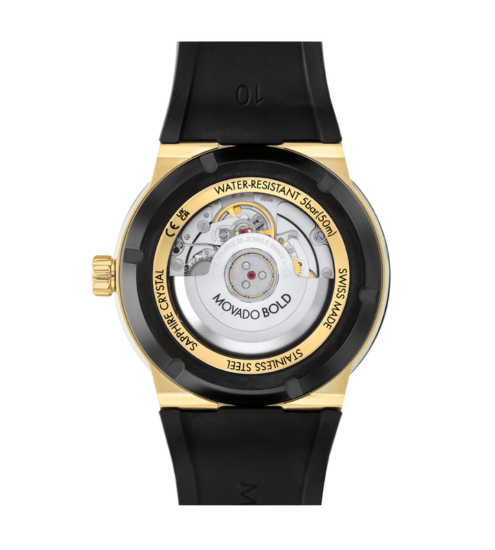 Movado Bold Fusion Black And Gold Dial Men 43.5MM - view 3
