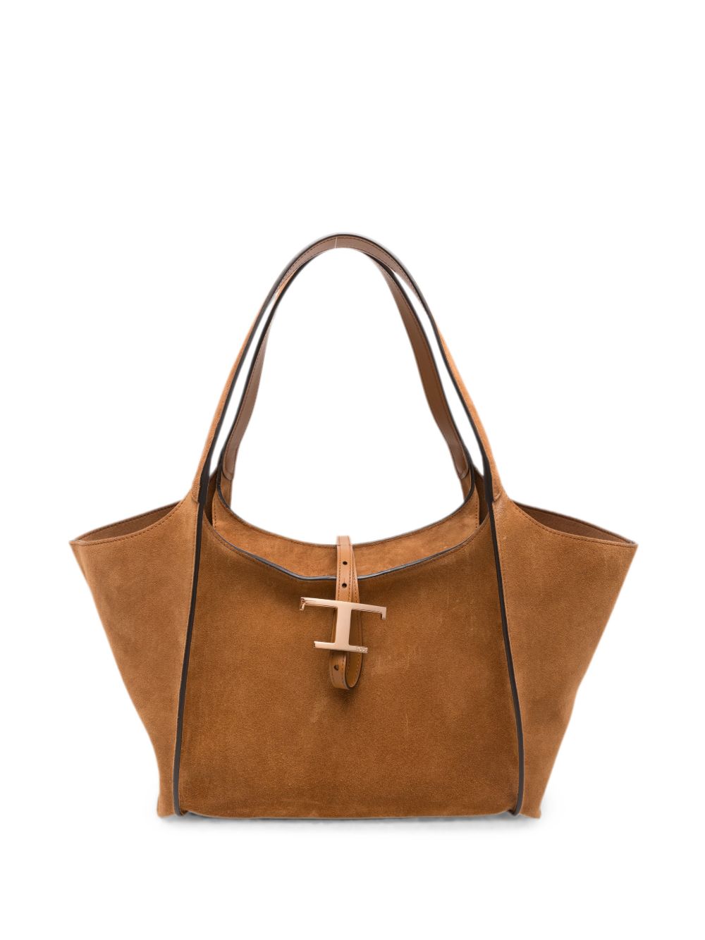 Tod's T Timeless Small Shoulder Bag – Outer: Calf Suede 100%