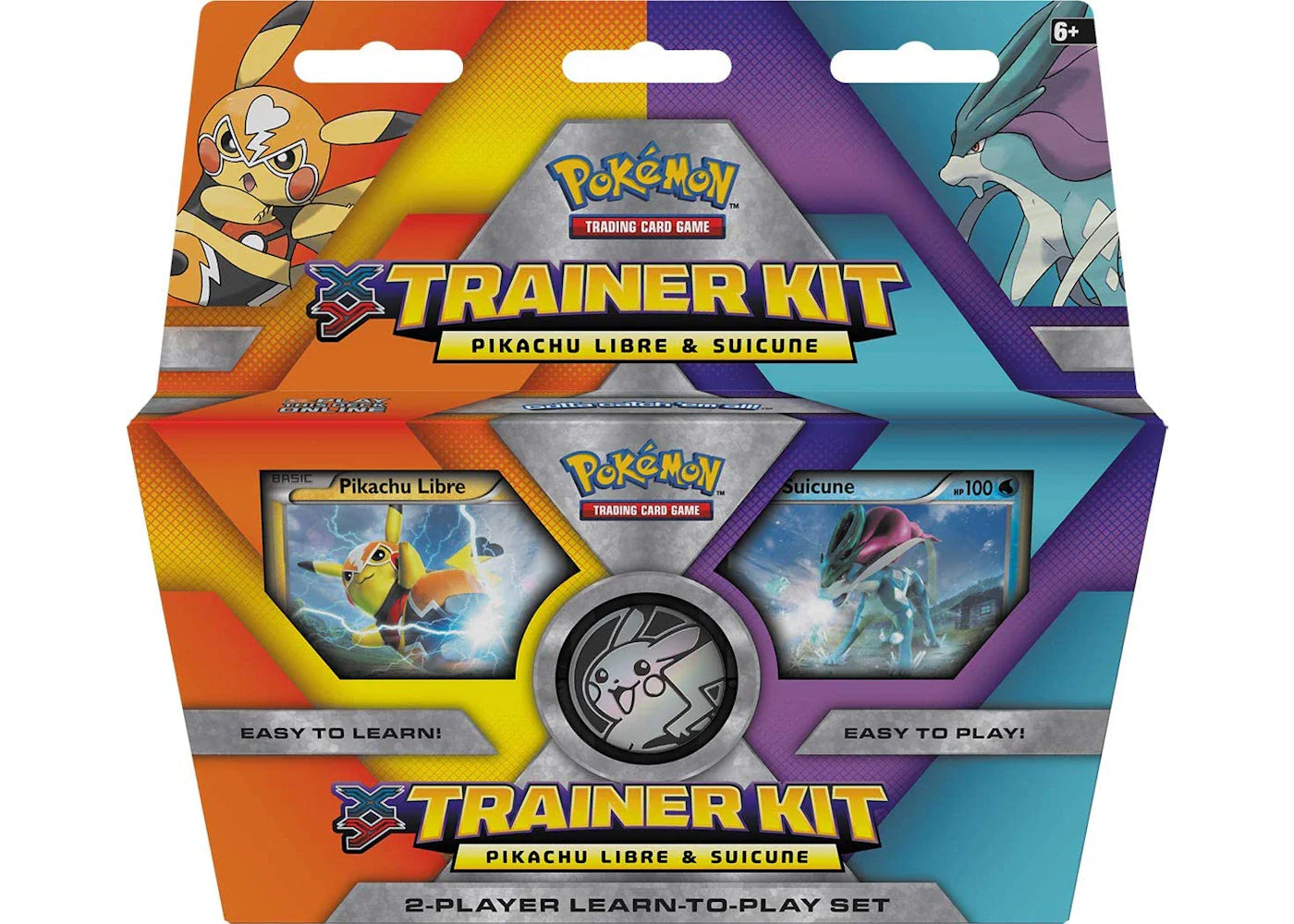 Pokémon 2016 Pokemon TCG XY Trainer Kit Pikachu Libre and Suicune