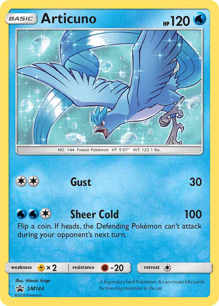 Promo smp-sm144 holo – Pokémon Articuno - SM144 - Promo [smp-SM144] [Holo]