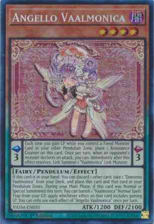 Yu-Gi-Oh! Angello Vaalmonica - VASM-EN031 - Collector's Rare - 1st Edition
