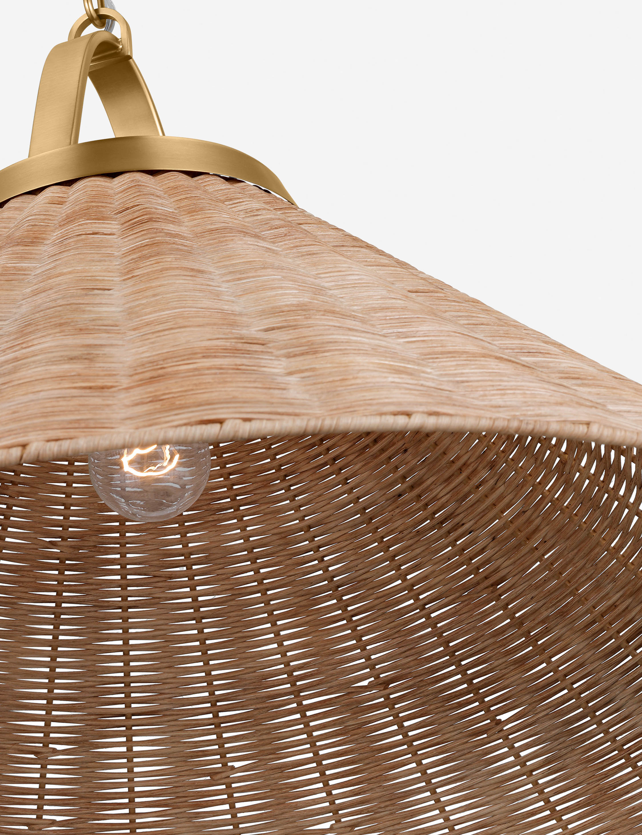 Lulu and Georgia Piala Pendant Light – Burnished Brass - view 12