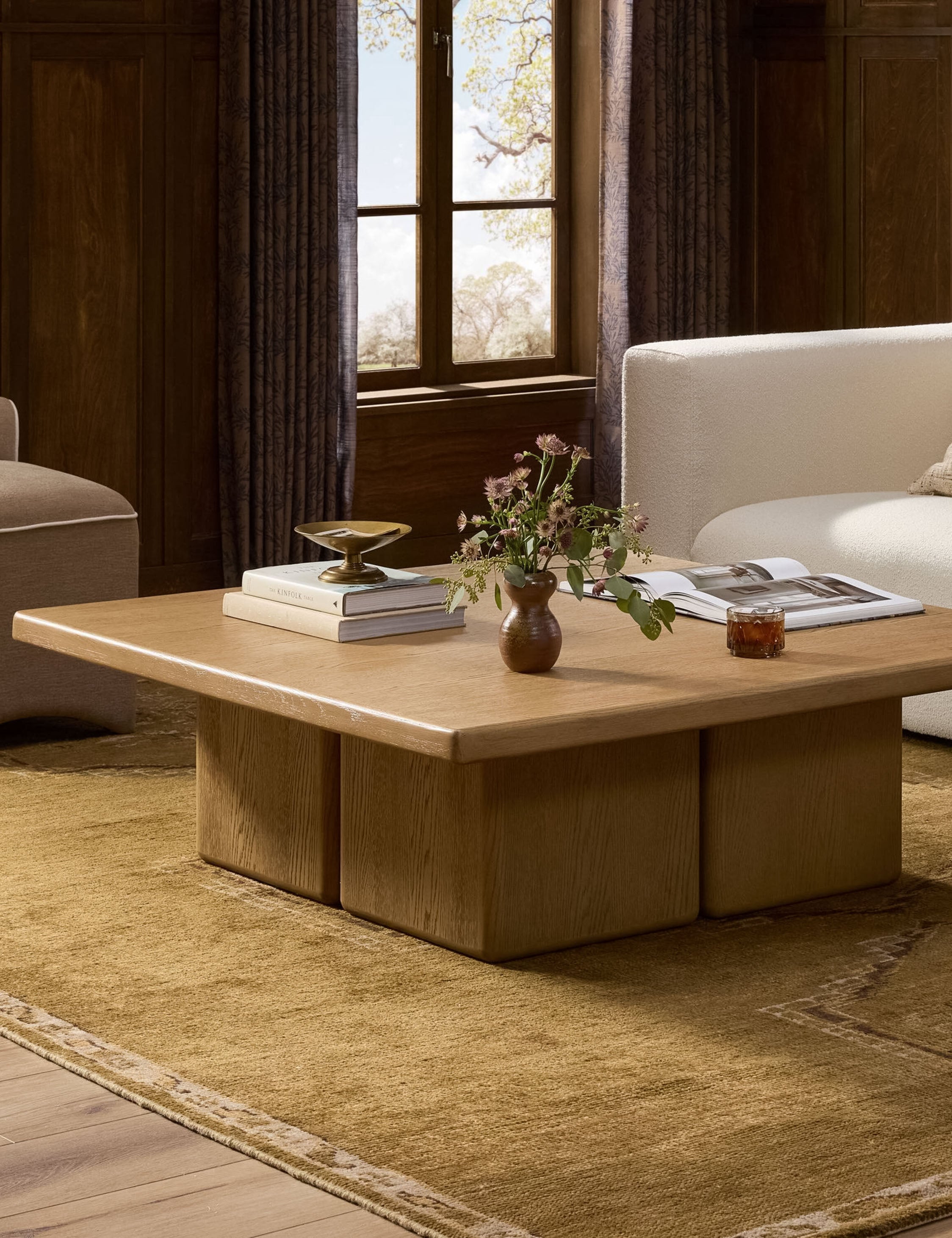 Lulu and Georgia Tanaka Square Coffee Table – Natural - view 2