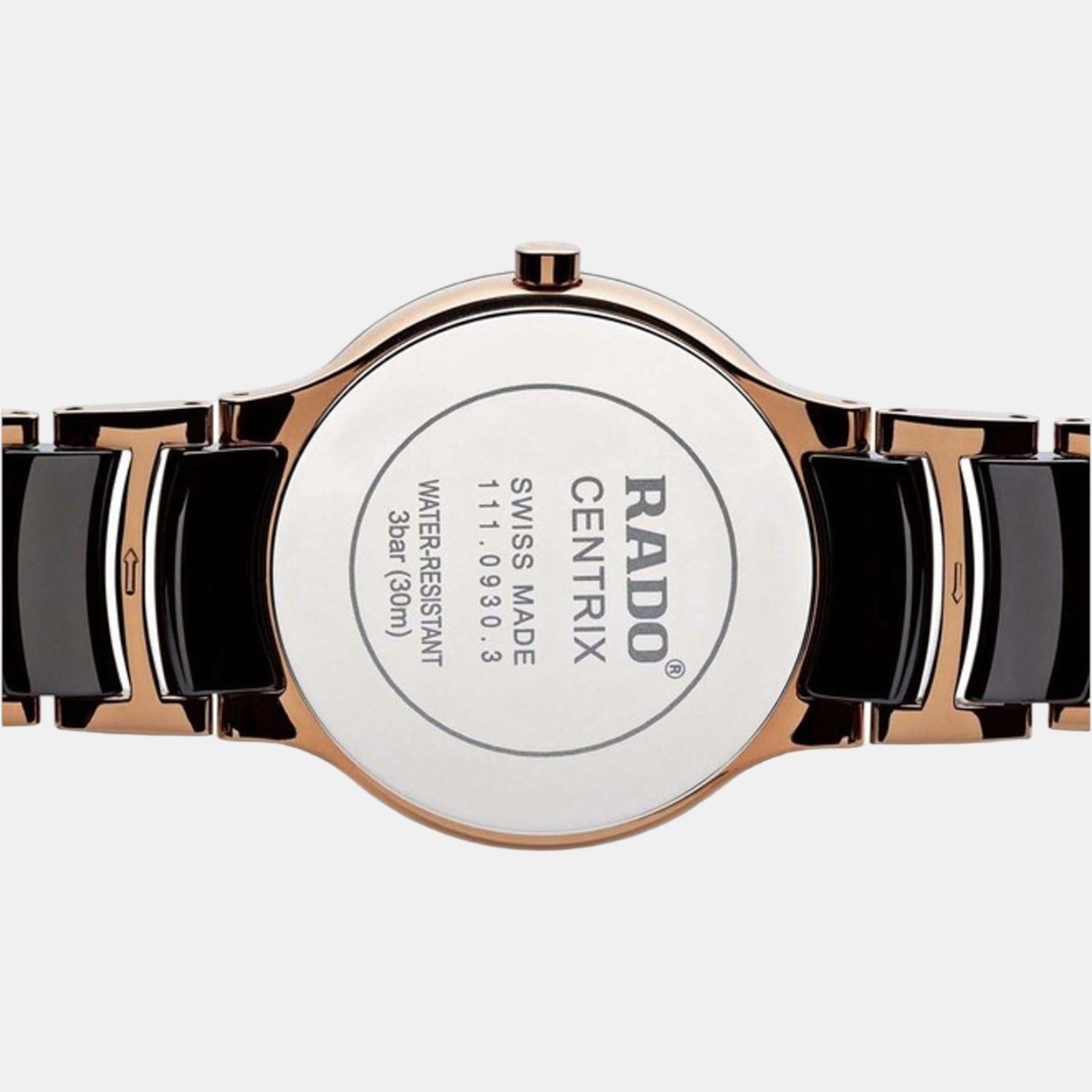 Rado Centrix Women Quartz Black Dial Analog Stainless Steel Watch R30555732 - view 3