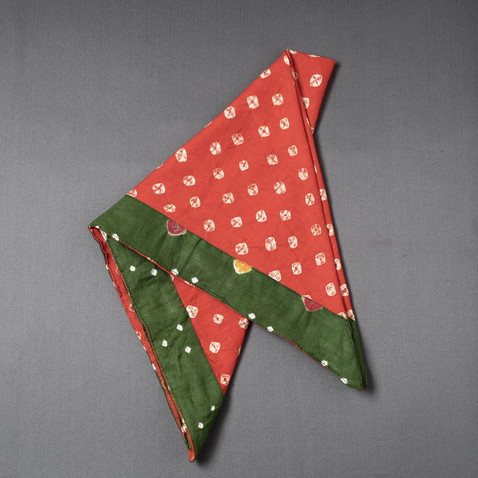NOORI BAZAR Bandhani Tie-Dye Cotton Bandana