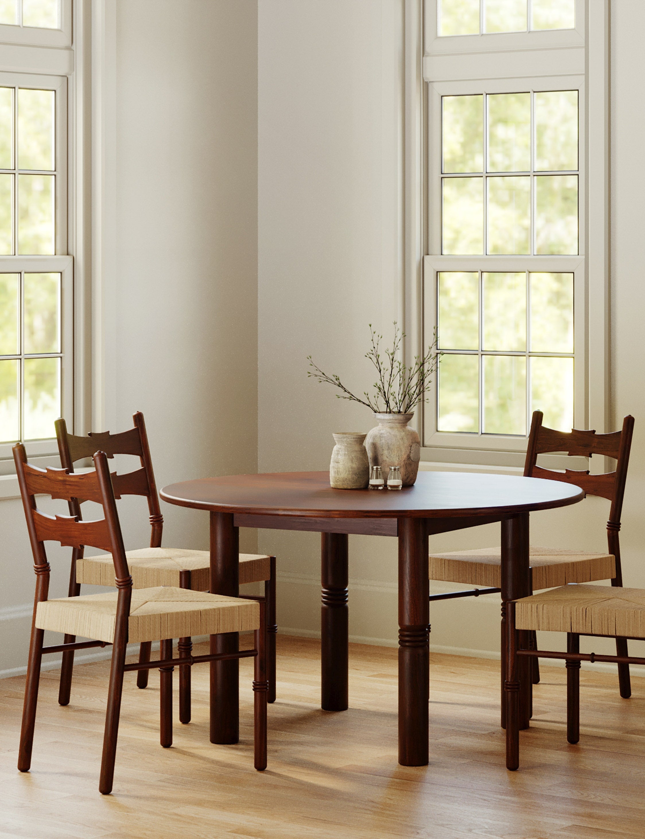 Lulu and Georgia Cannella Dining Table – Brown - view 2
