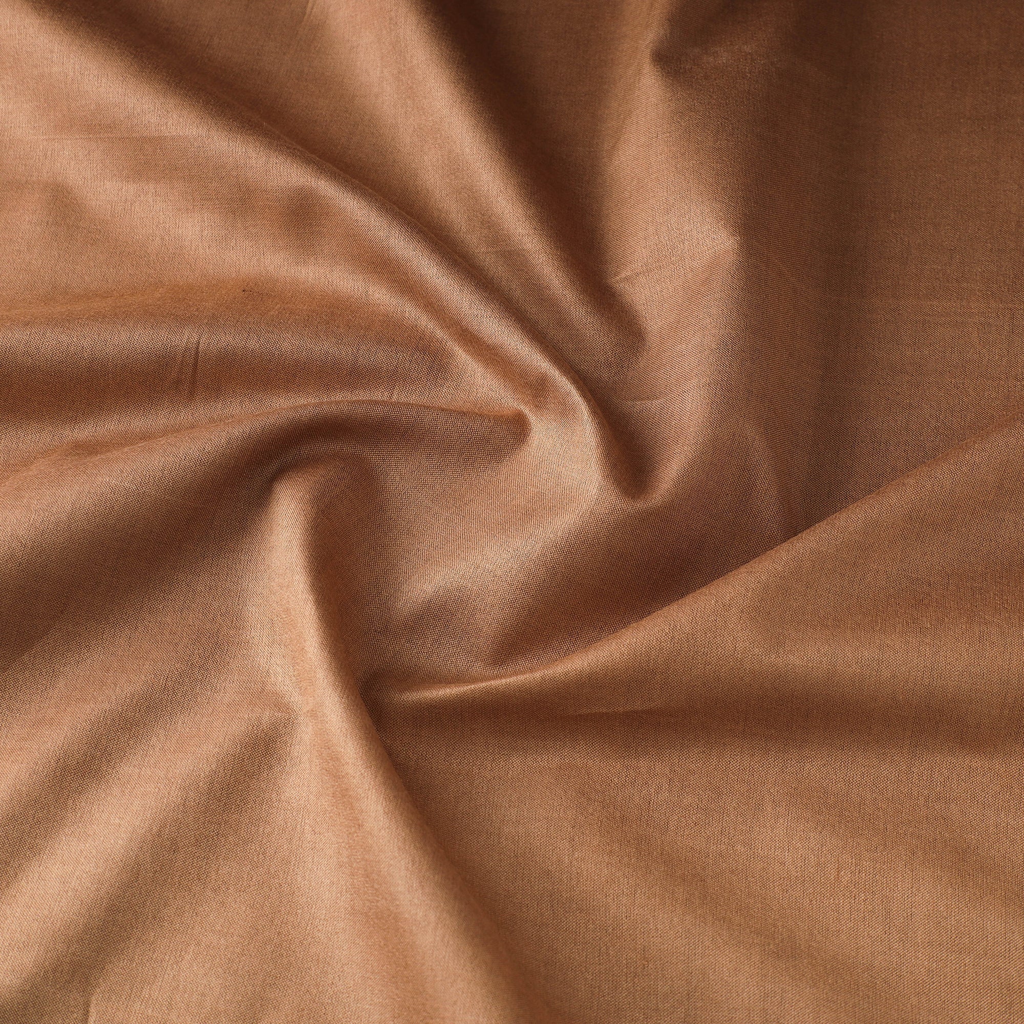 ITOKRI CRAFTS INITIATIVE Brown - Handloom Tussar Silk Cotton Fabric from Vidarbha 14 - view 4