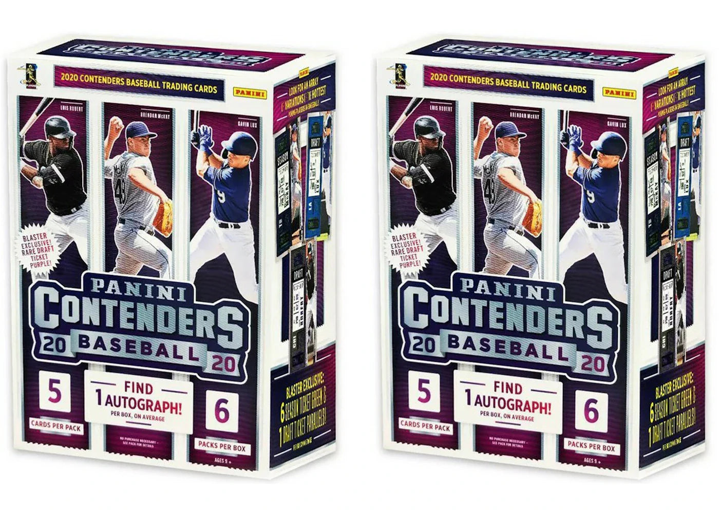 2020 Panini Contenders Baseball Blaster Box 2x Lot