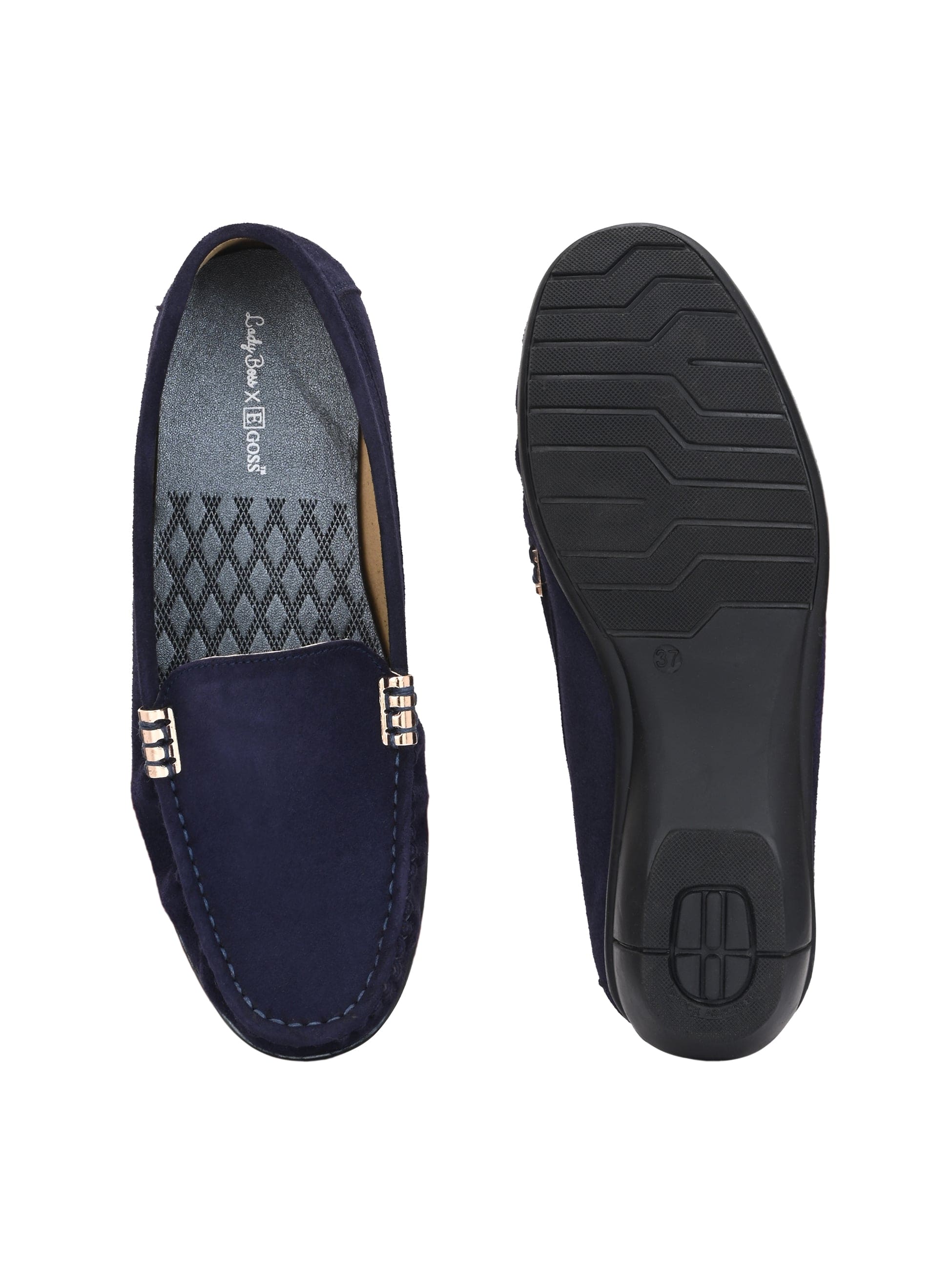 ladybossbyegoss Santorini Suede Loafers by Lady Boss - view 24