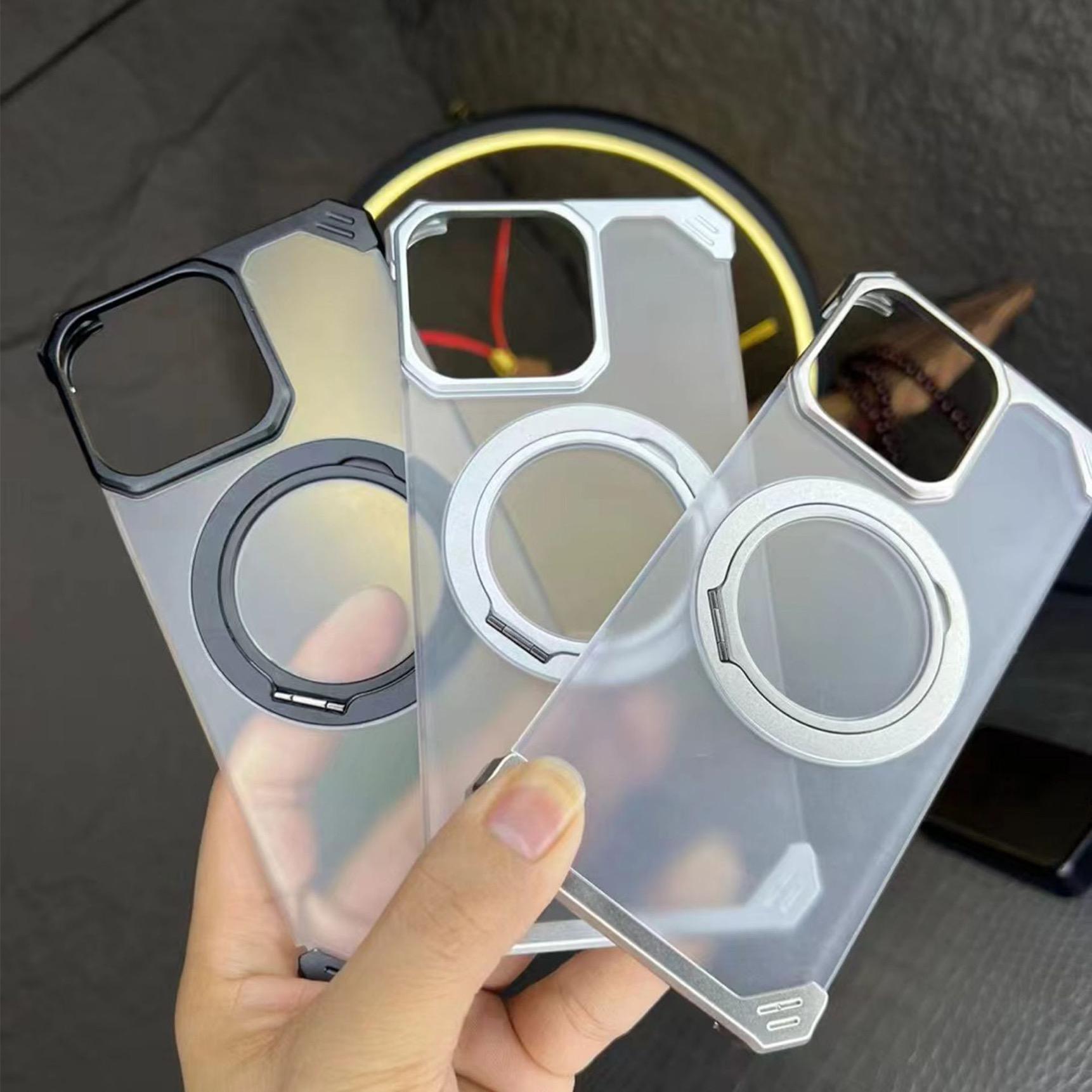 Million Cases Ultimate Slim Frameless Metal Stand Case - iPhone - view 18