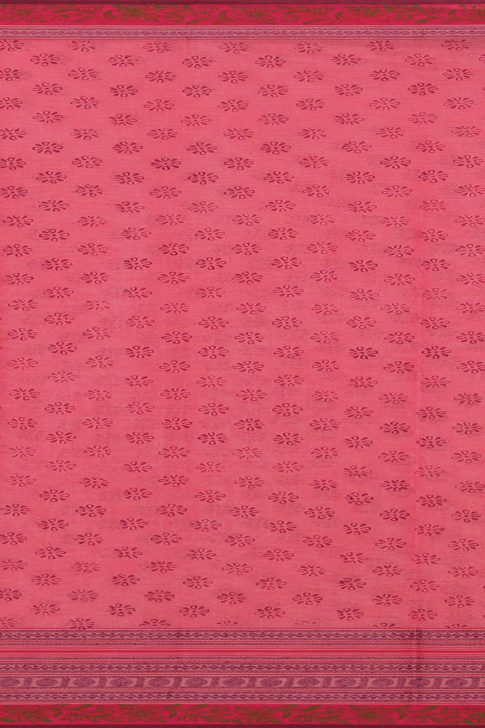 Kalanjali Ethnics Hand block printed cotton saree - view 5
