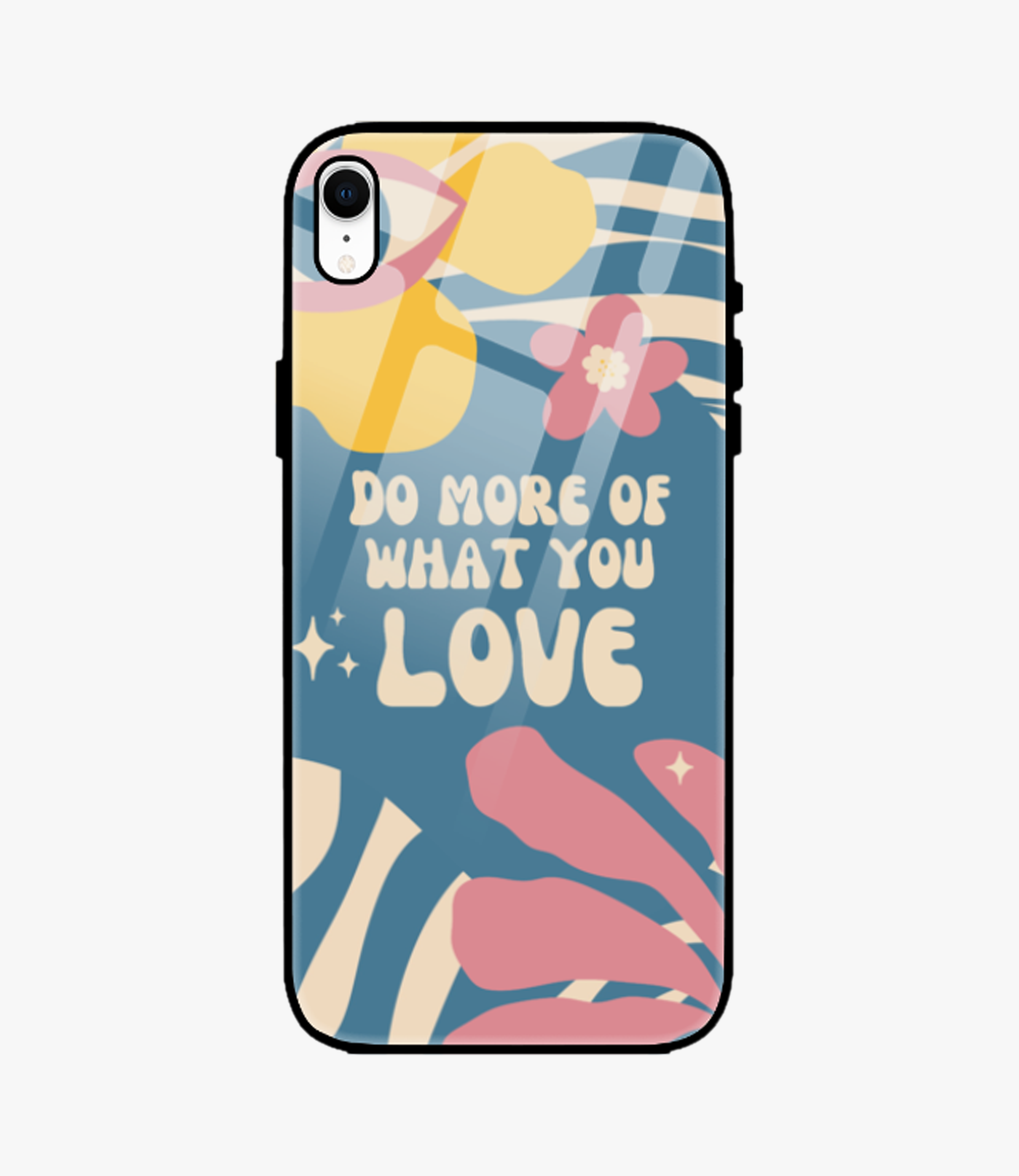 The Case Company Do More Of What You Love Glass Case for iPhone XR