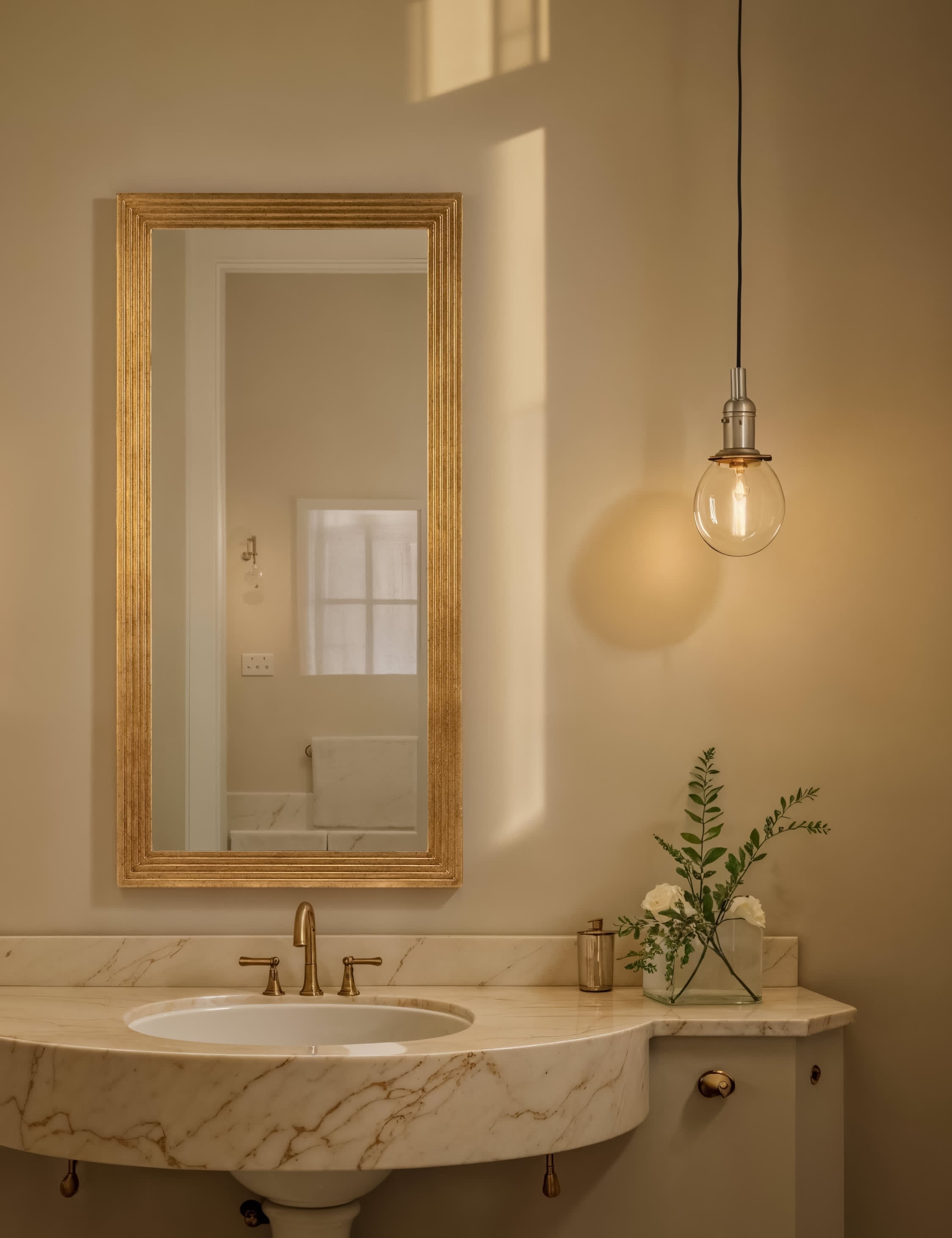 Lulu and Georgia Donovan Mirror – Gold - view 2