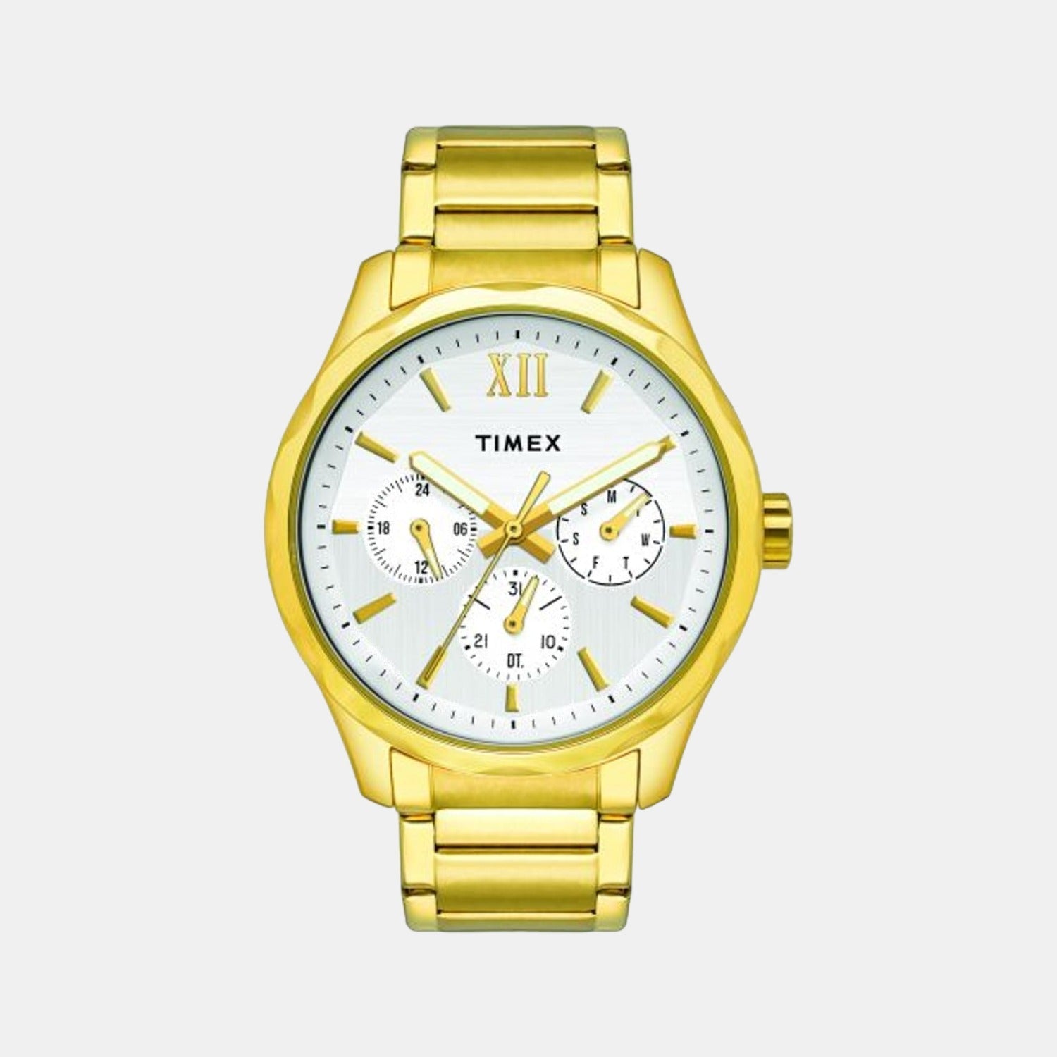 Timex Empera Men Quartz Grey Dial Multi-Function Stainless Steel Watch TW0TG7604