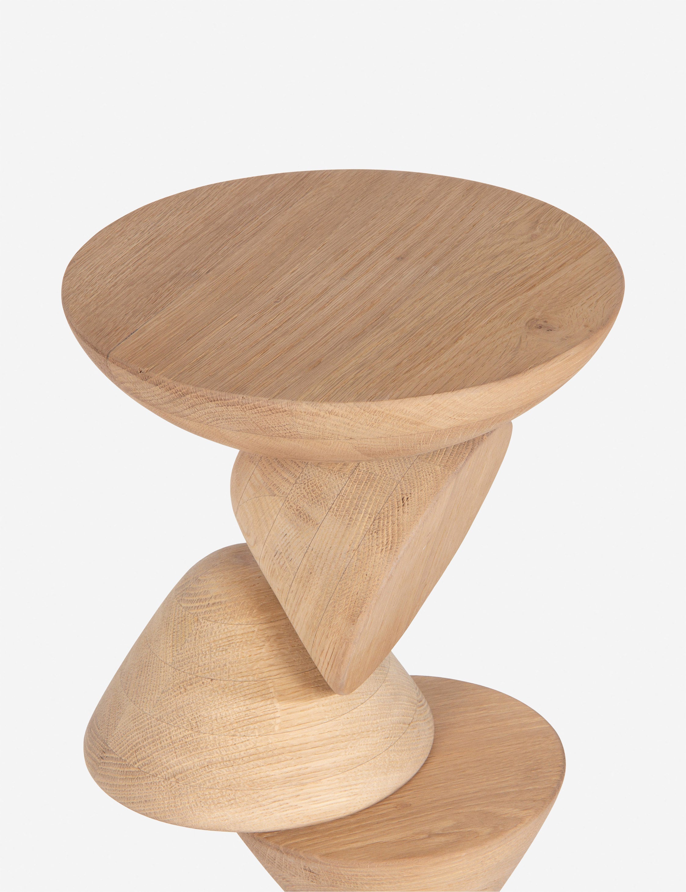 Lulu and Georgia Maz Round Side Table – Natural - view 4