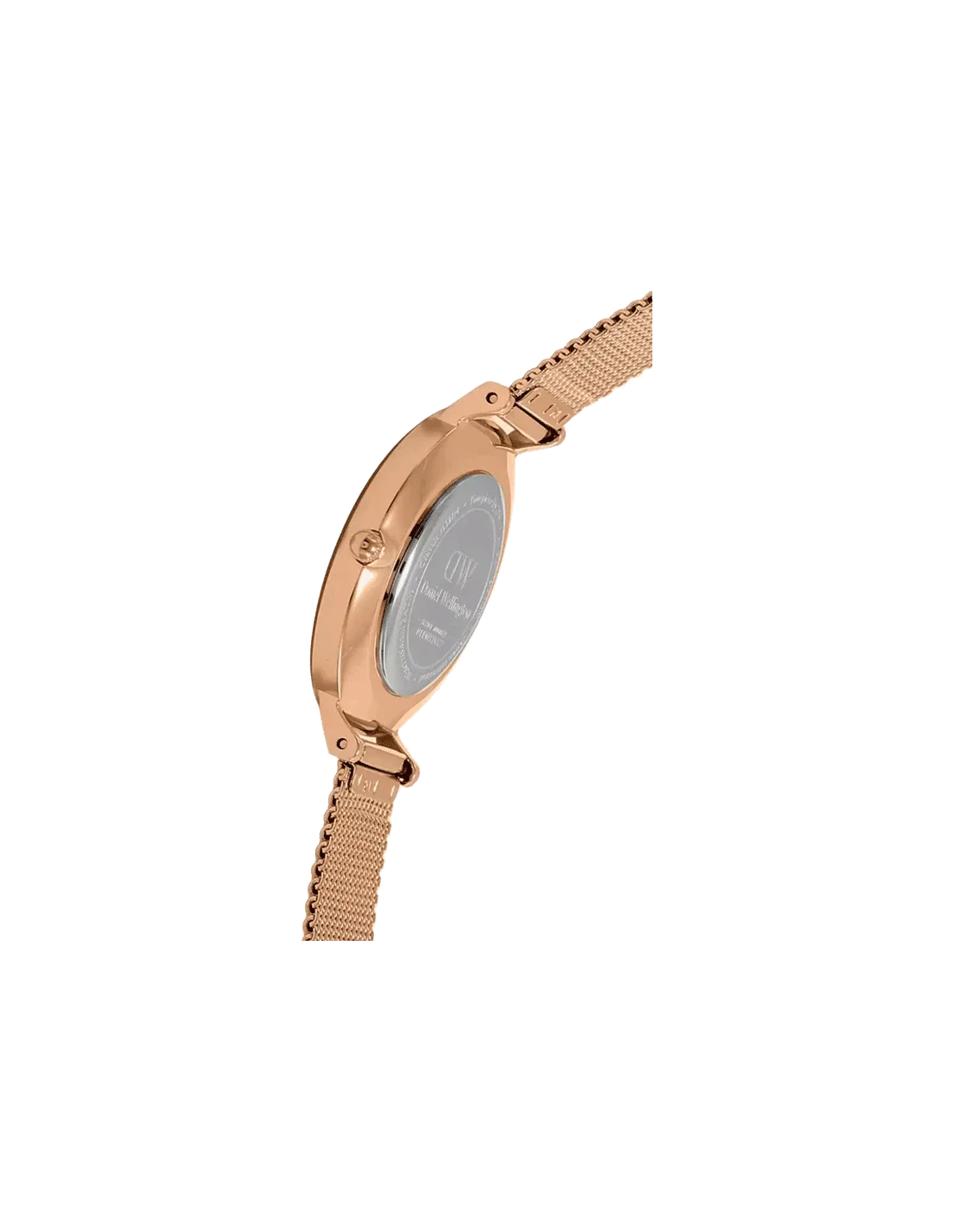 Daniel Wellington Petite Melrose Black & Rose Gold