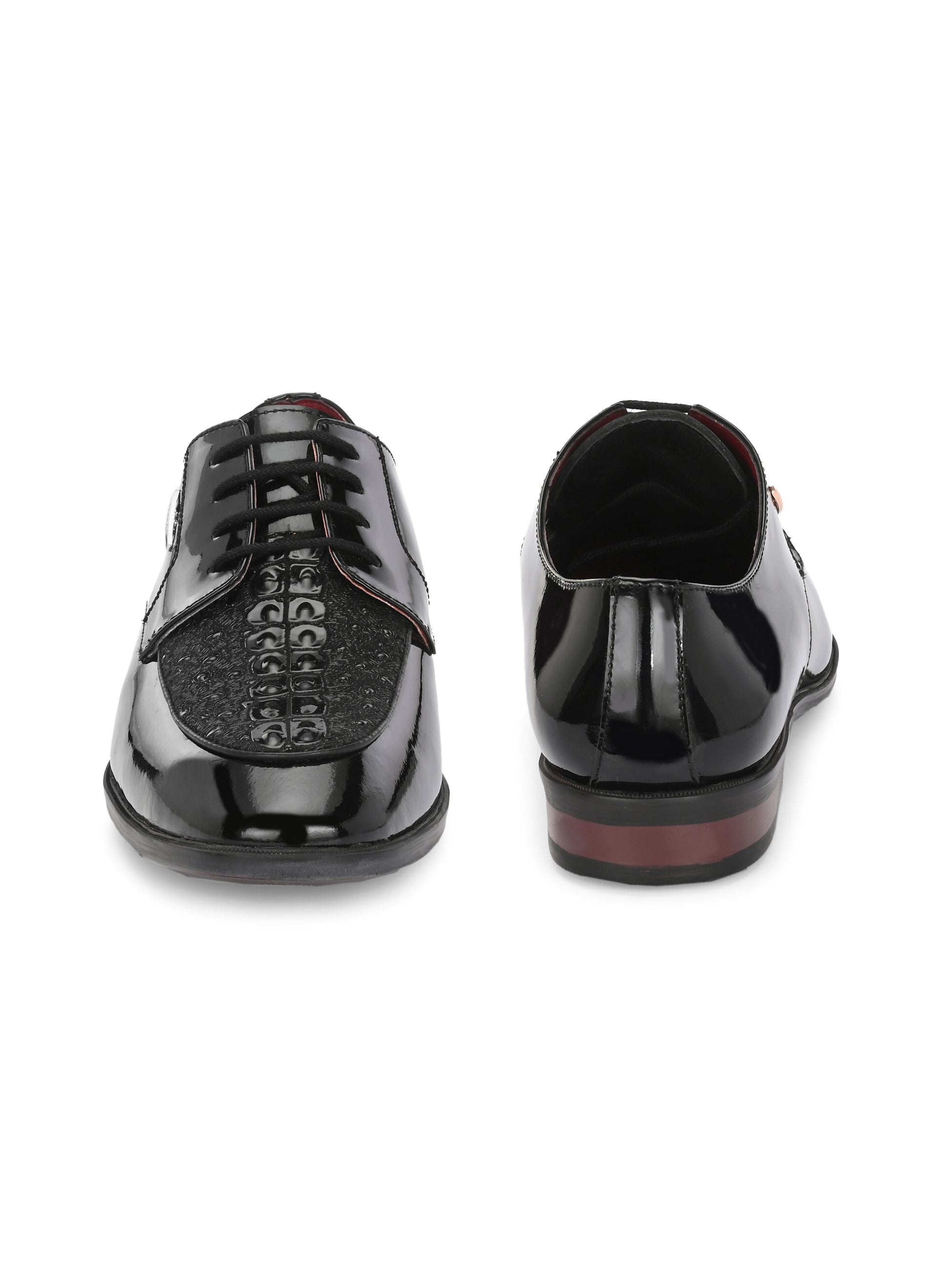 Egoss Shoes Titanium Party Lace-Ups by Aspeerio - view 6