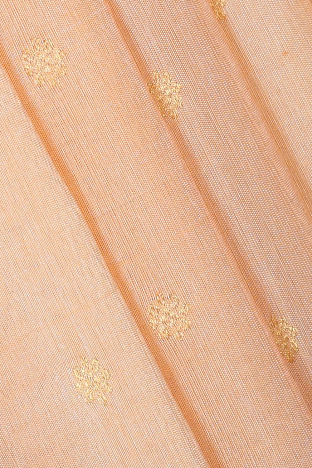 Kalanjali Gadwal Tussar Light Peach Saree – Women's - view 2