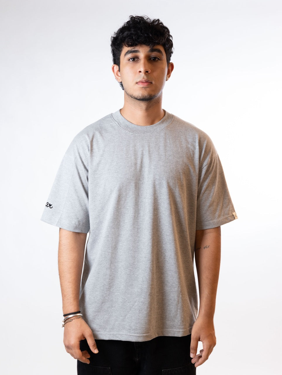 MNST GEAR Velvet Signature In Grey Melange