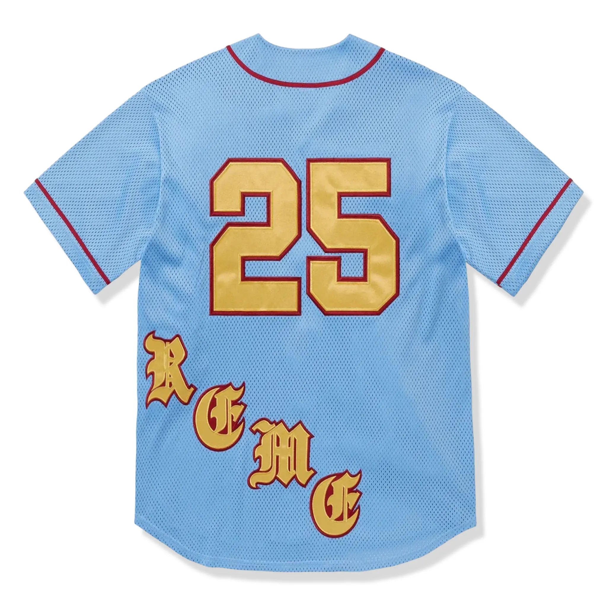 Supreme Old English Blue Baseball Jersey - view 2