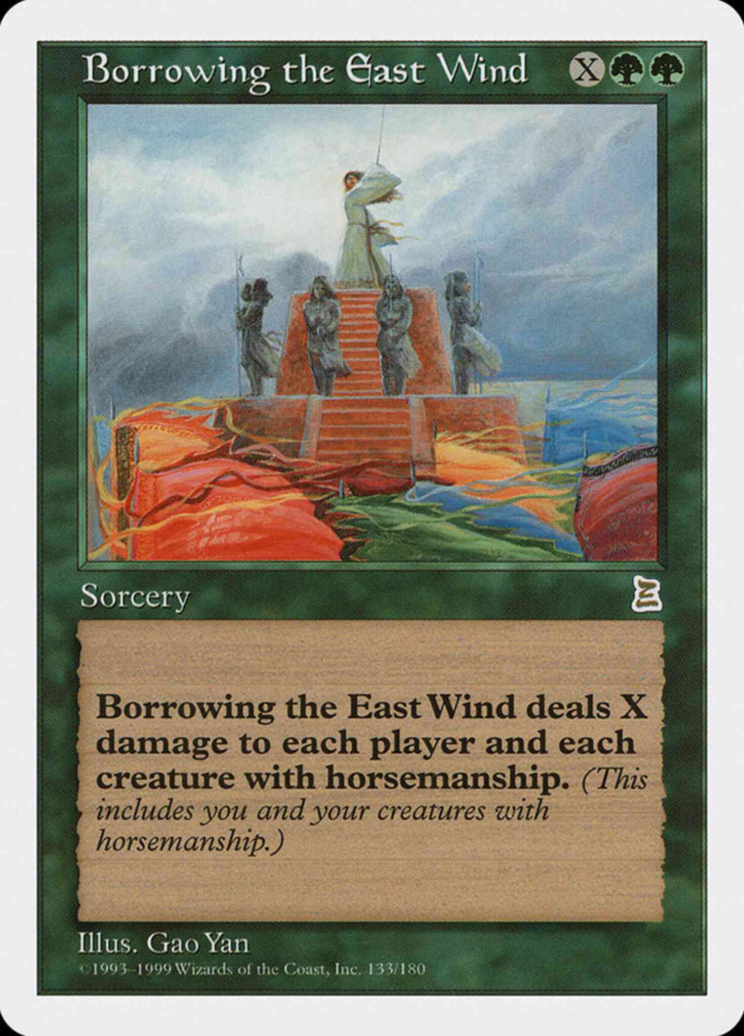 Magic Borrowing the East Wind - Chinese [133] [Chinese Portal Three Kingdoms] [Non-Foil]