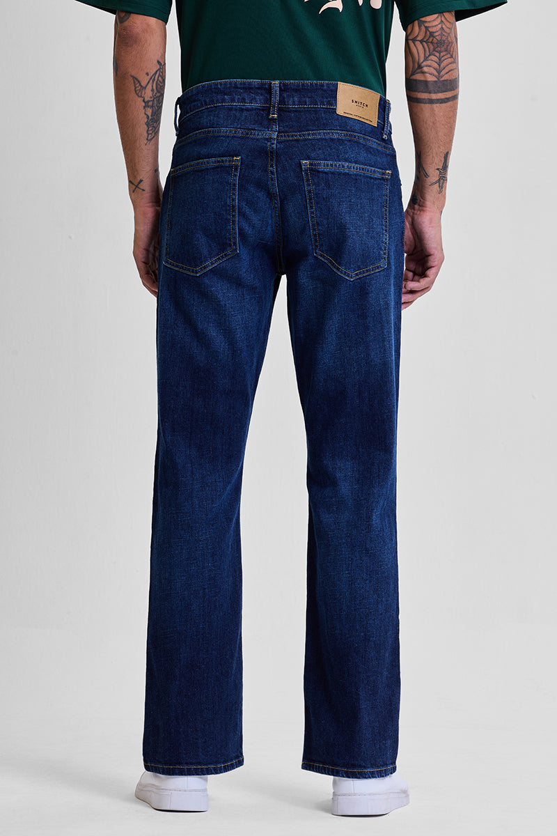 SNITCH Navy Bootcut Jeans - view 8
