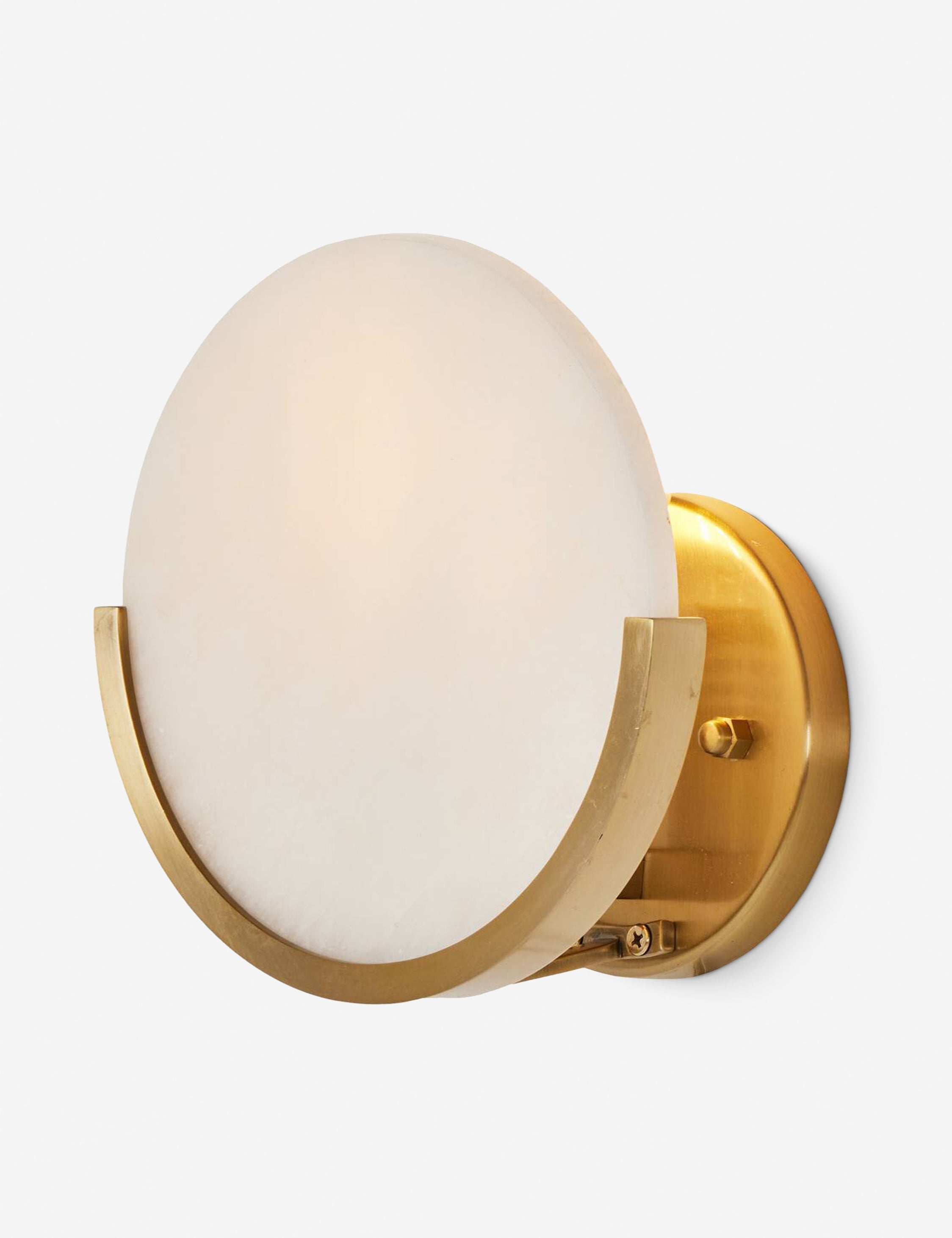 Lulu and Georgia Martell Sconce – Brushed Brass - view 2