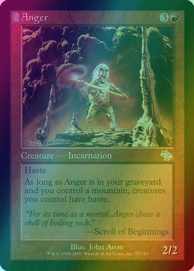 Anger 77 judgment – Magic Anger [77] [Judgment] [Foil]