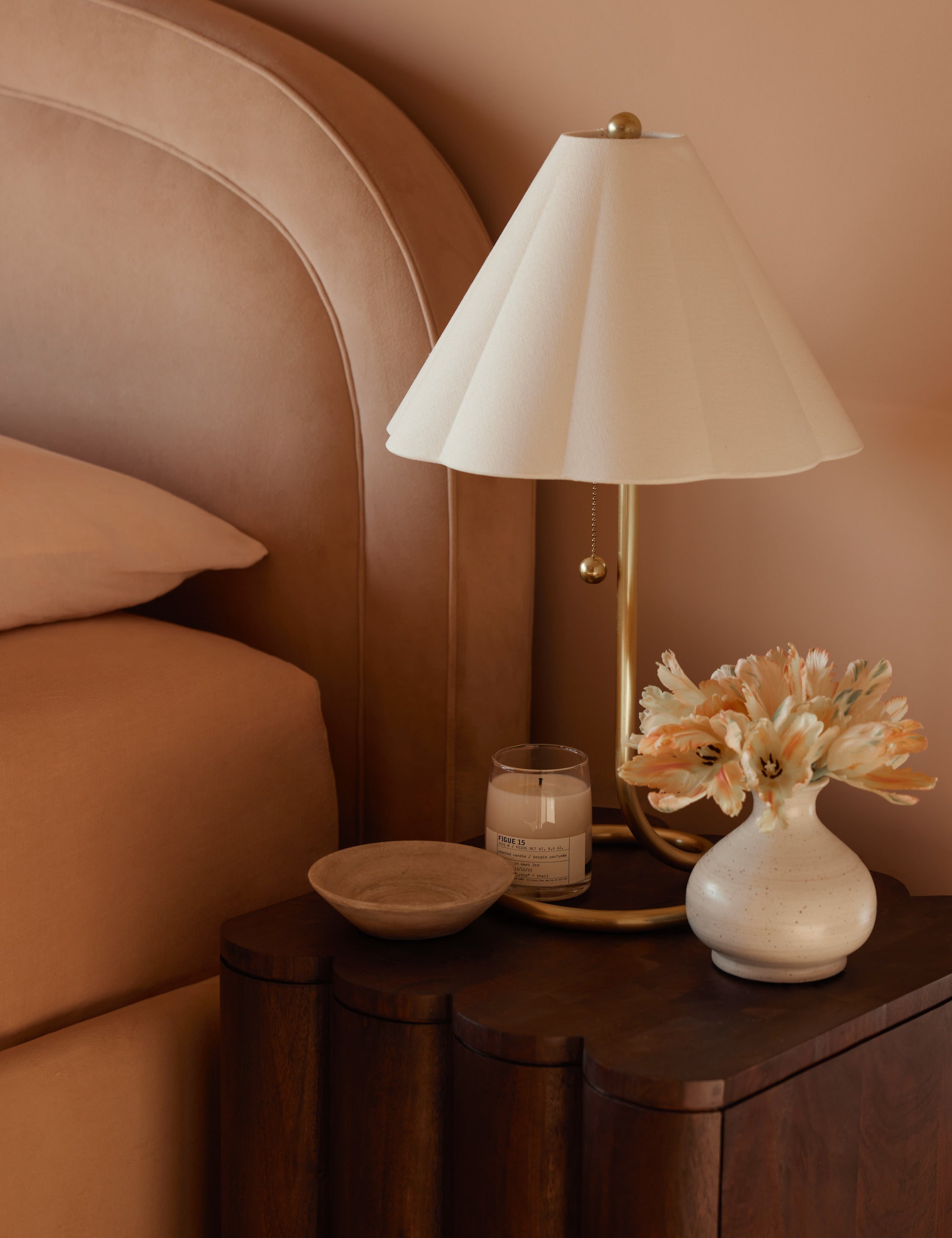 Lulu and Georgia Primrose Table Lamp – Antique Brass - view 2