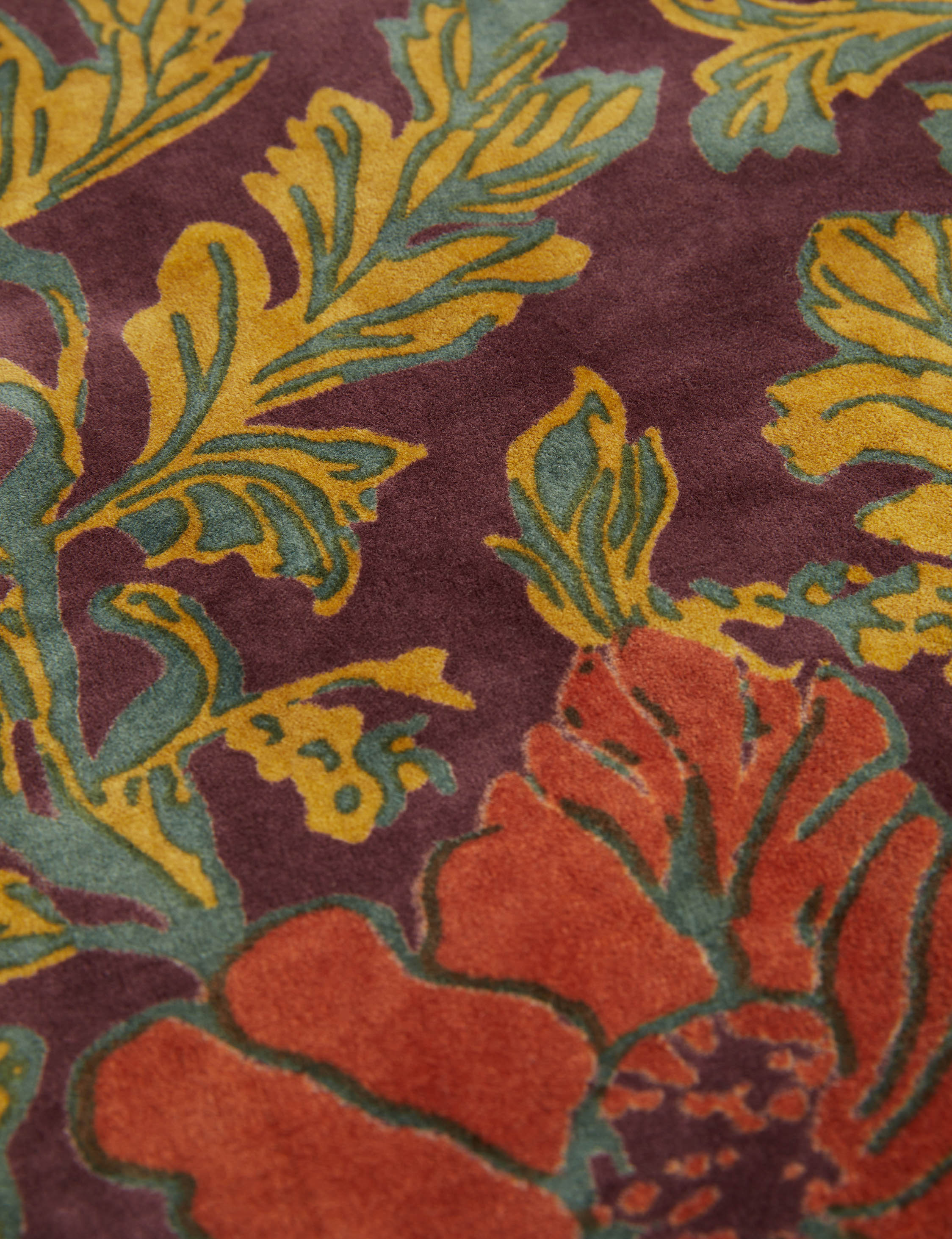 Lulu and Georgia Agnetha Velvet Tree Skirt – Boysenberry - view 4
