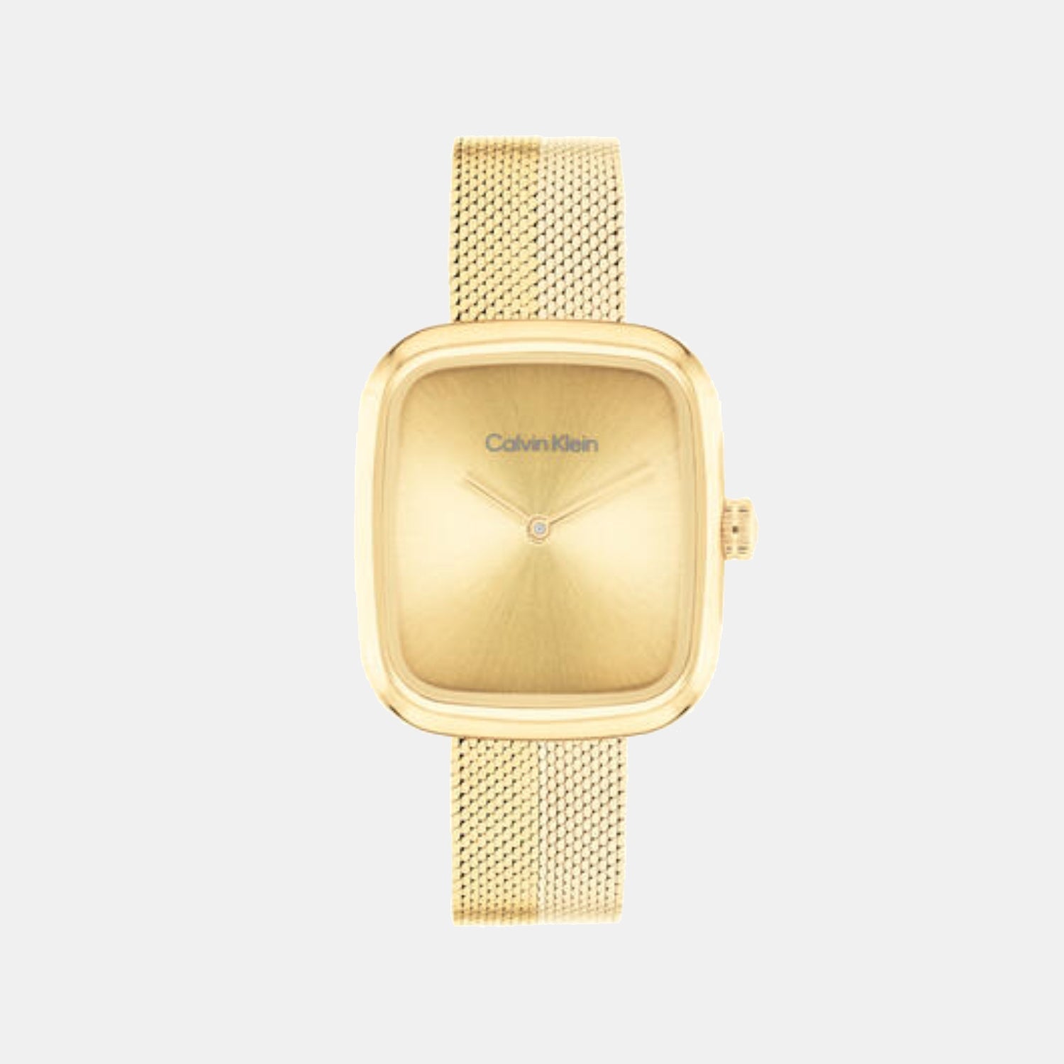 Calvin Klein Ck Adore Women Quartz Gold Dial Analog Stainless Steel Watch 25100099