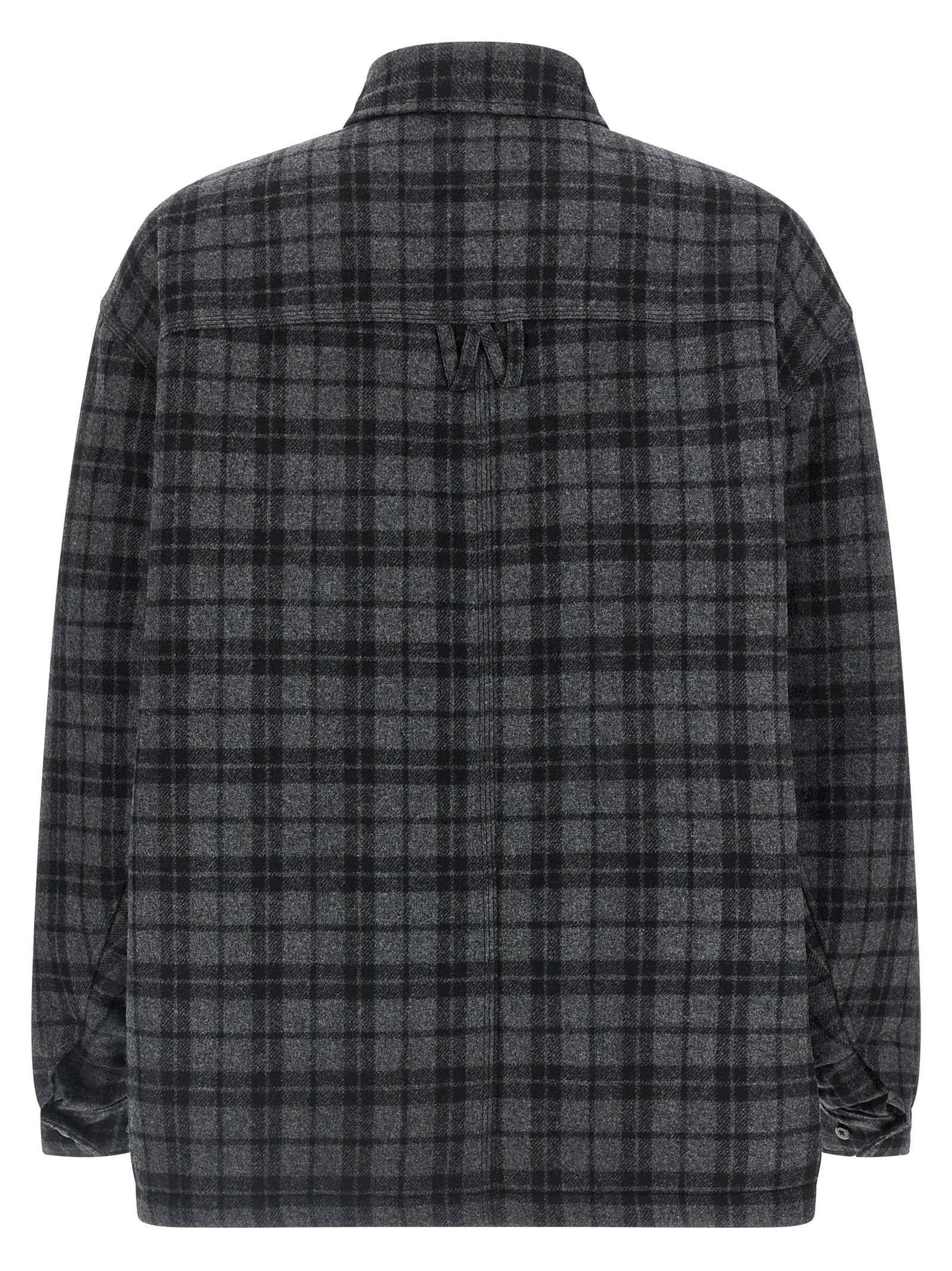 Willy Chavarria Padded Overshirt – 88% wool 10% nylon 2% of - view 2