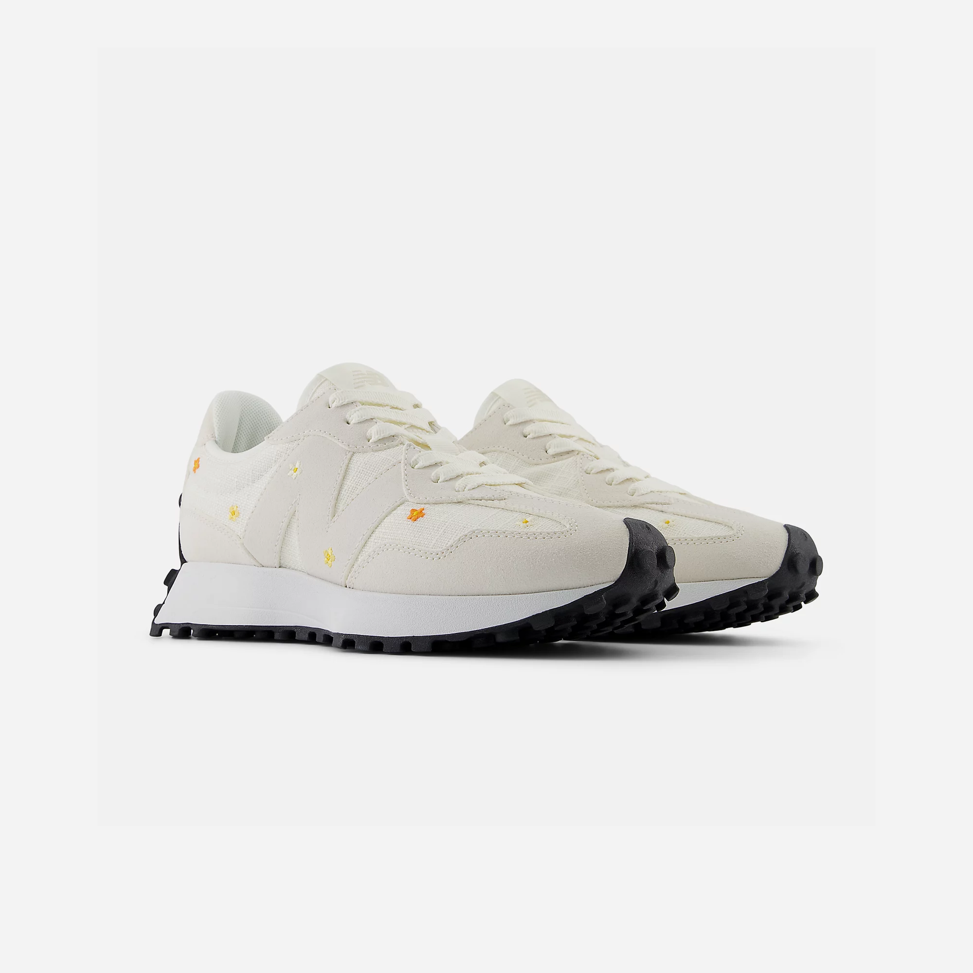 New Balance 327 Sea Salt Floral Embroidery - view 2