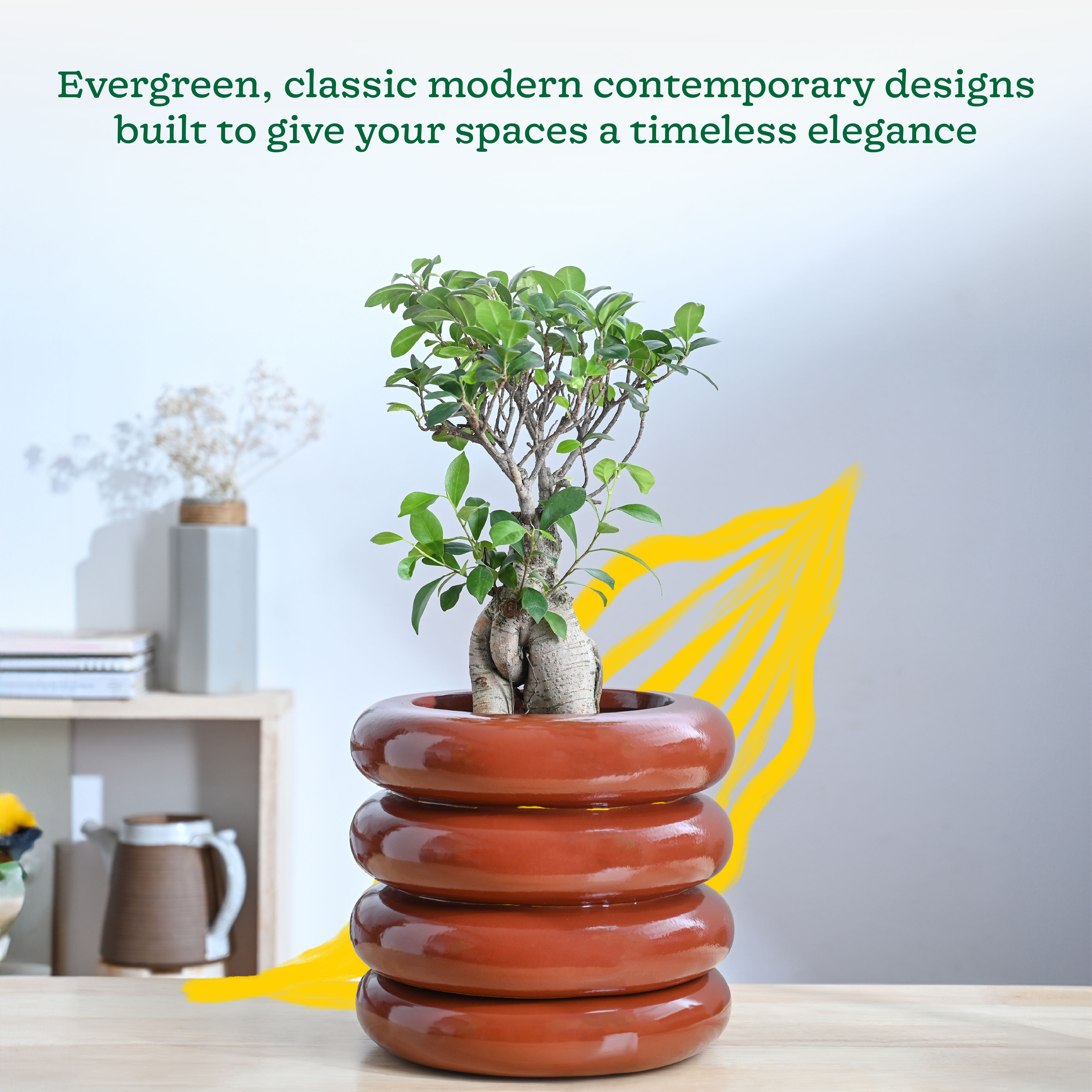 Ugaoo Tiny Kisses Ceramic Planter - view 34