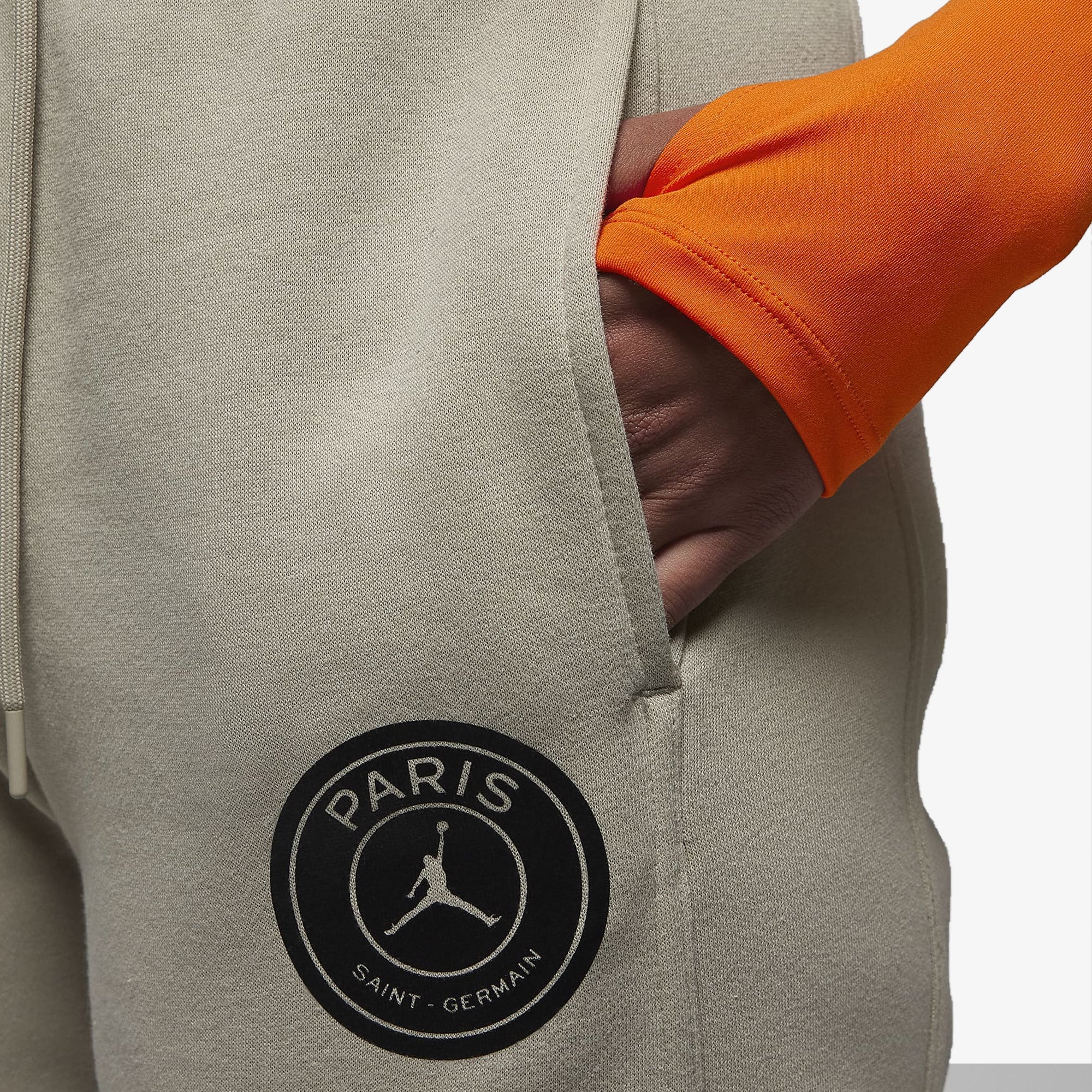 Jordan | PARIS SAINT-GERMAIN { STONE/MAGMA ORANGE - view 3