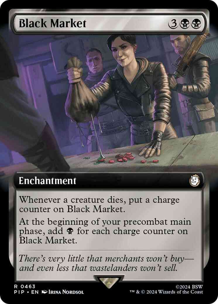 Black market 463 – Magic Black Market [463] [Extended Art] [Fallout] [Non-Foil]