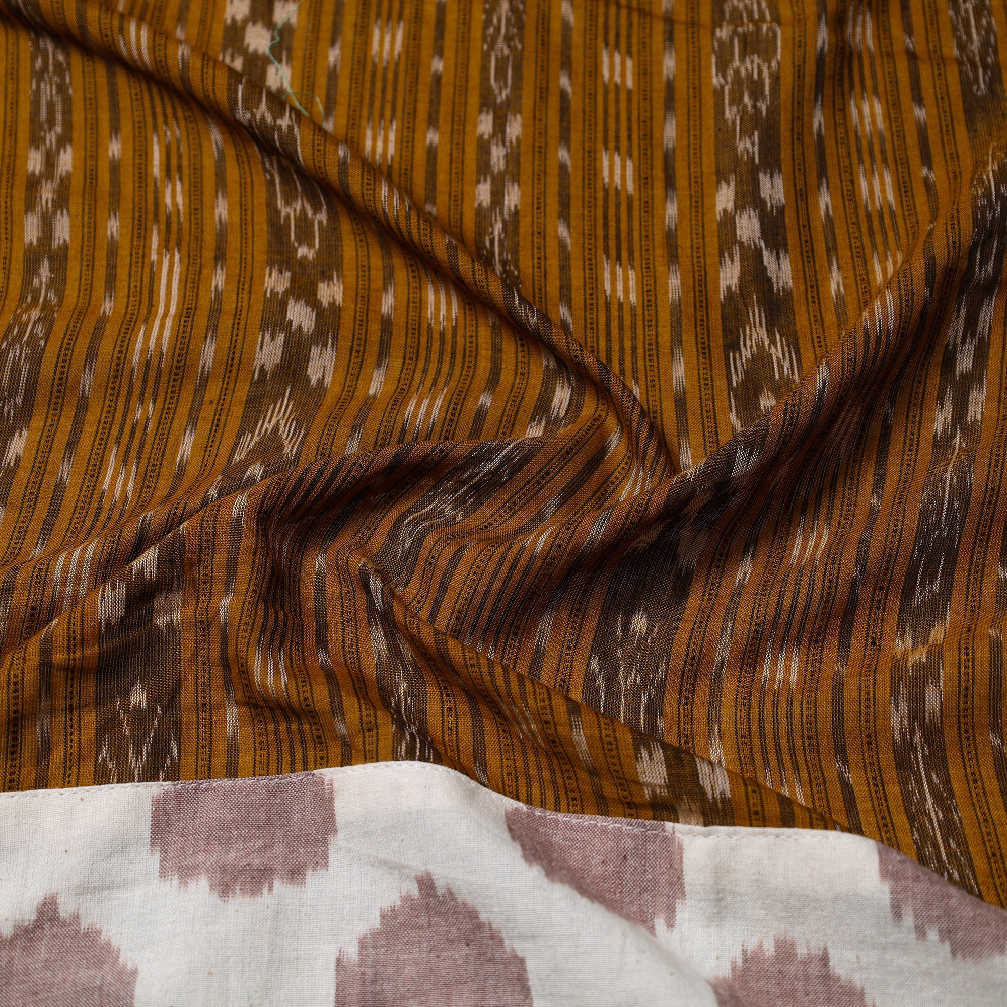 NOORI BAZAR Brown - Ikat Cotton Blouse Piece 82 - view 2