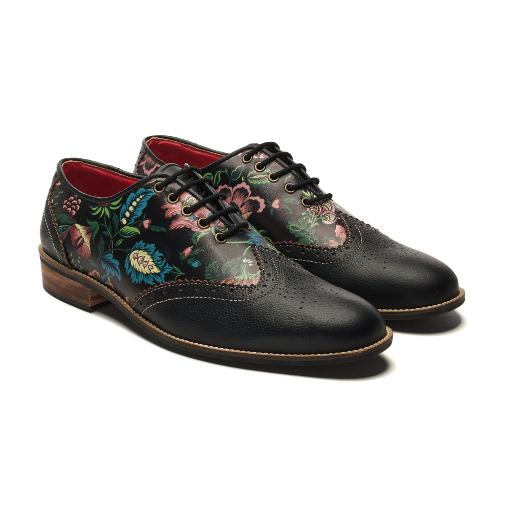 Banjaaran Studio Bageecha Brogues Men – Coal