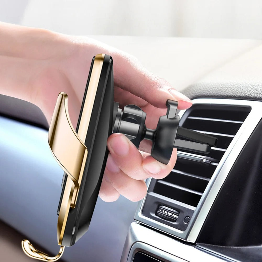 Catterton Smart Sensor Car Wireless Charger + Phone Holder - view 5