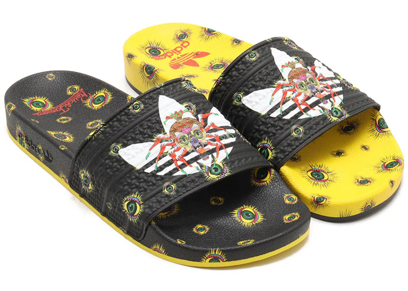 Yeezy adidas Adilette Slides Tanaami Black - view 2