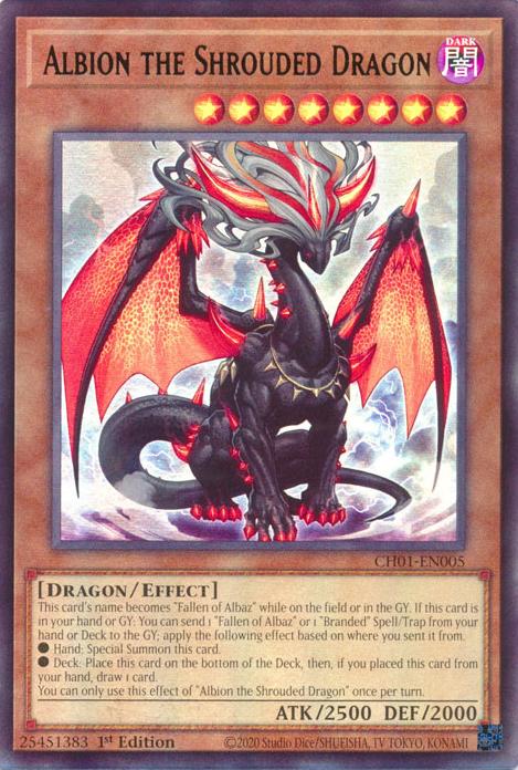 Yu-Gi-Oh! Albion the Shrouded Dragon - CH01-EN005 - Ultra Rare - 1st Edition