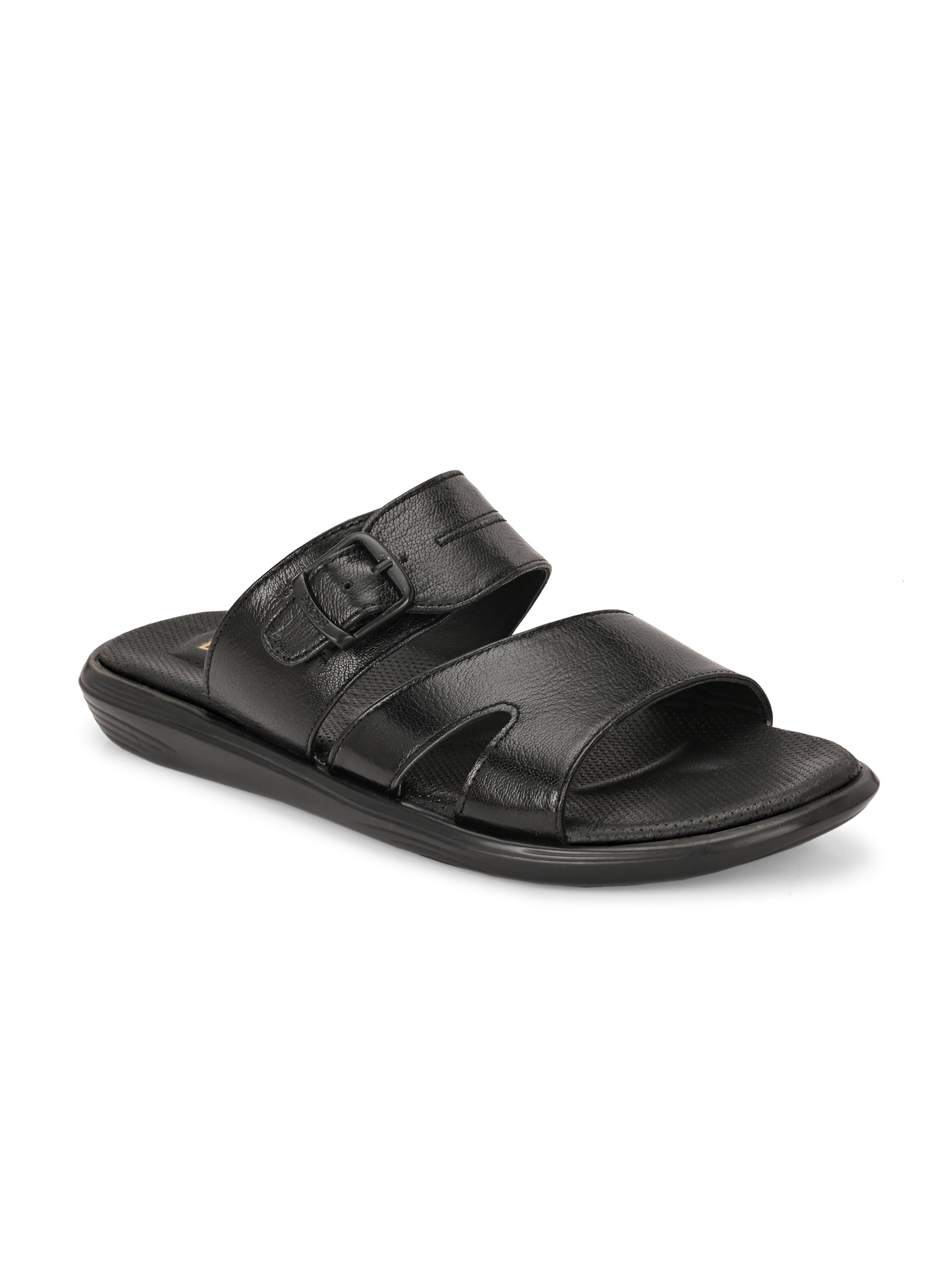 Egoss Shoes Egoss Leather Slippers For Men - view 6