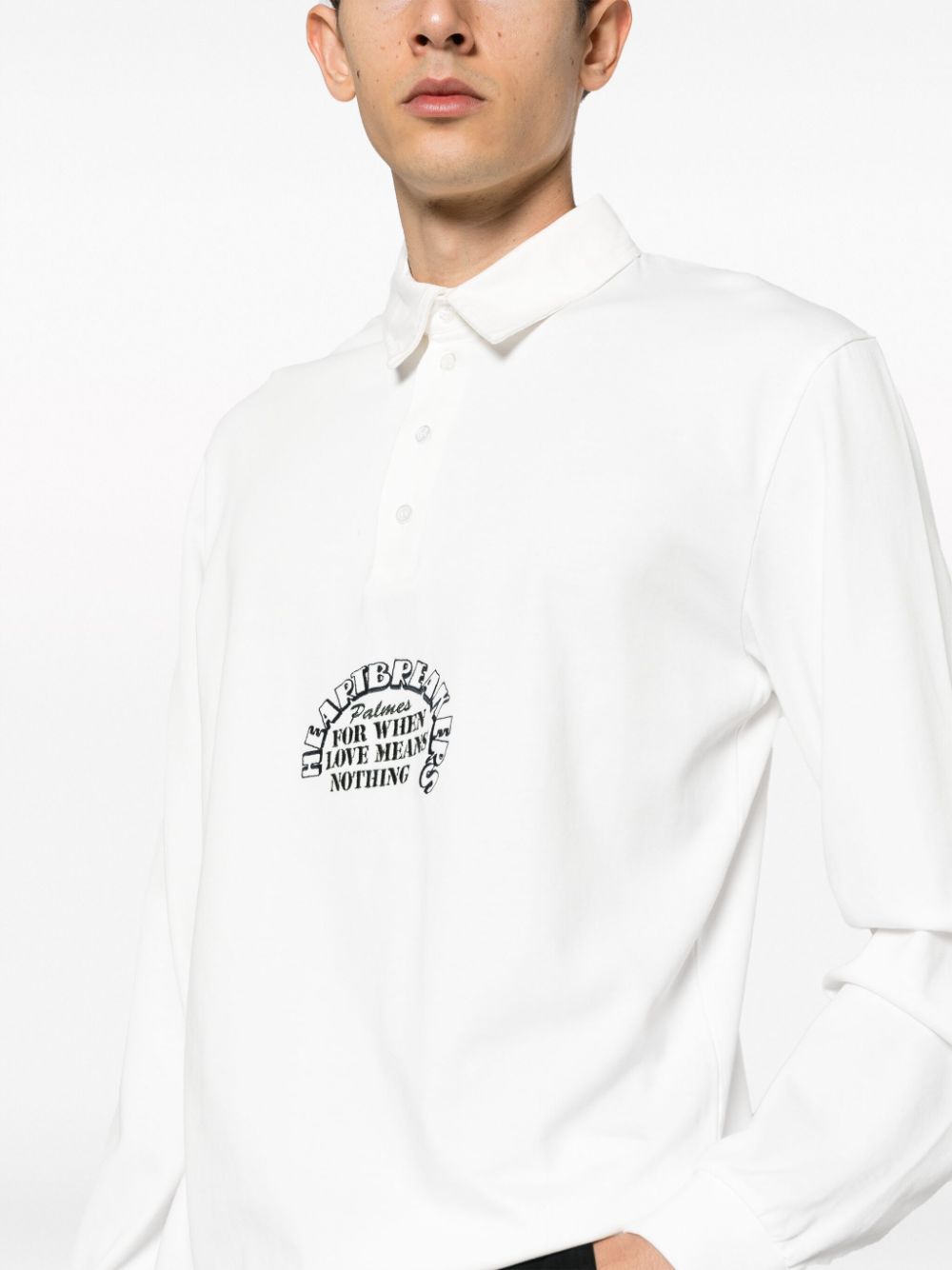 Palmes Logo organic cotton shirt – Organic cotton 100% - view 2