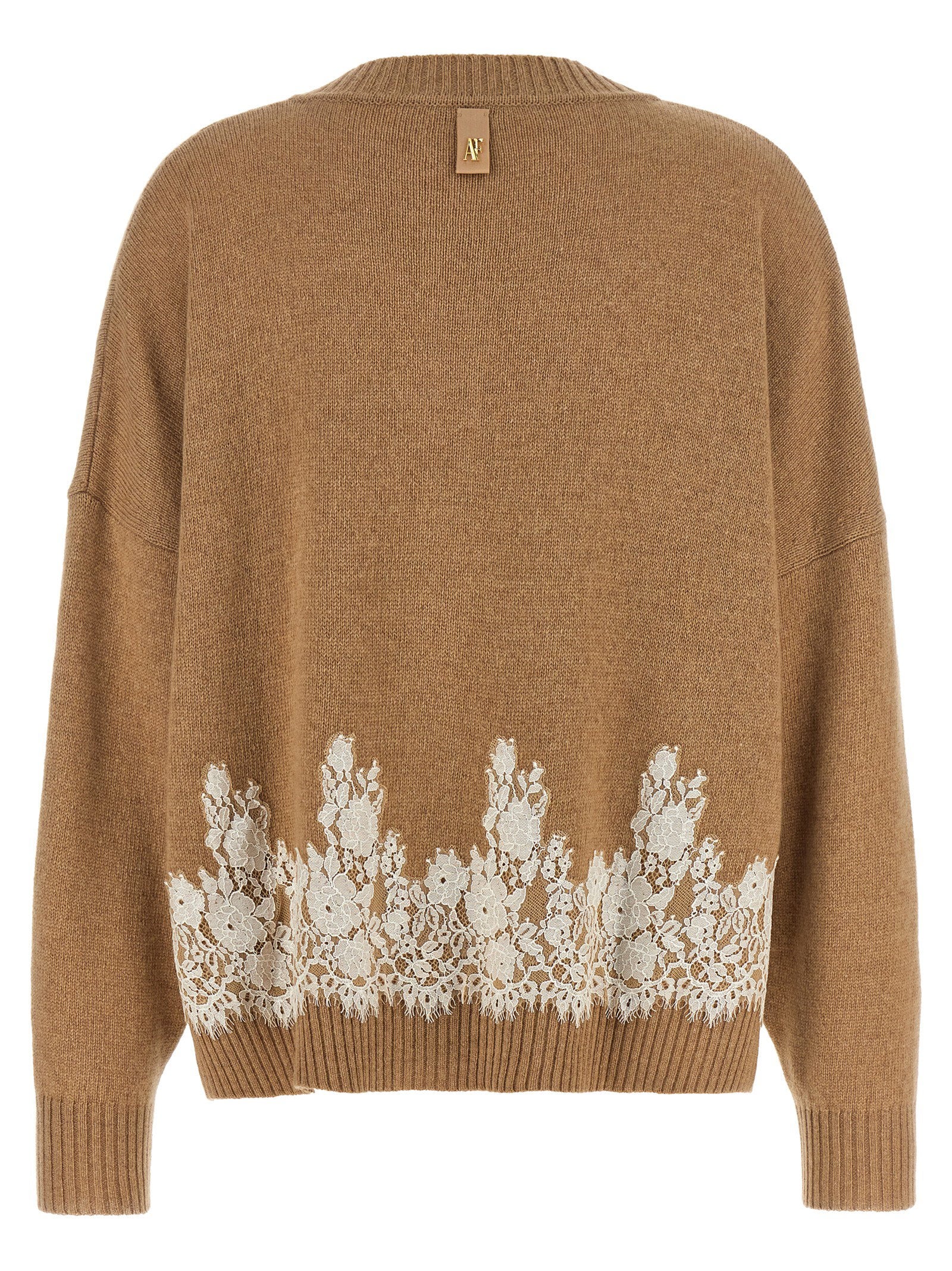 Alberta Ferretti Lace Insert Cardigan - view 2
